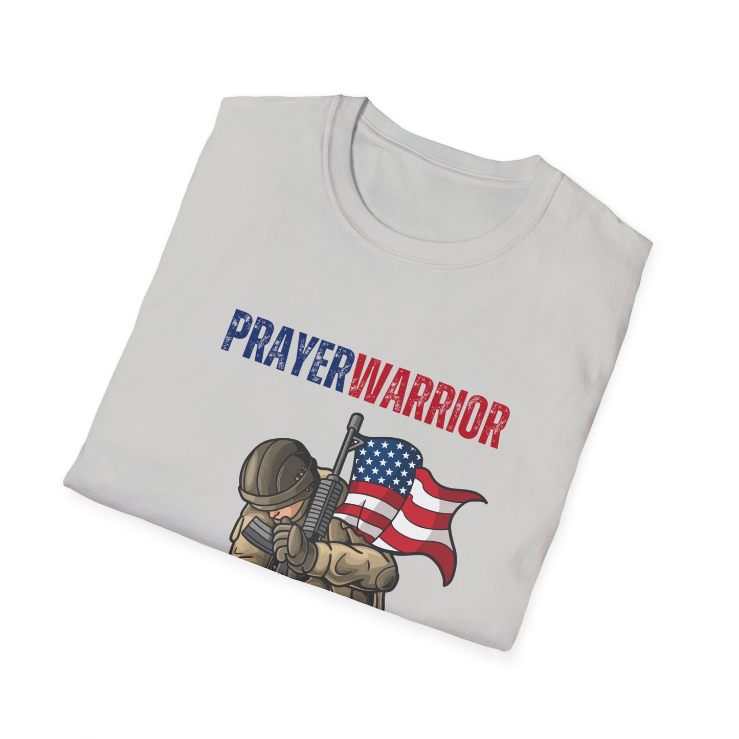 Prayer Warrior Soldier Men's Tshirt S-5XL - Sweet Baby Jeez Teez