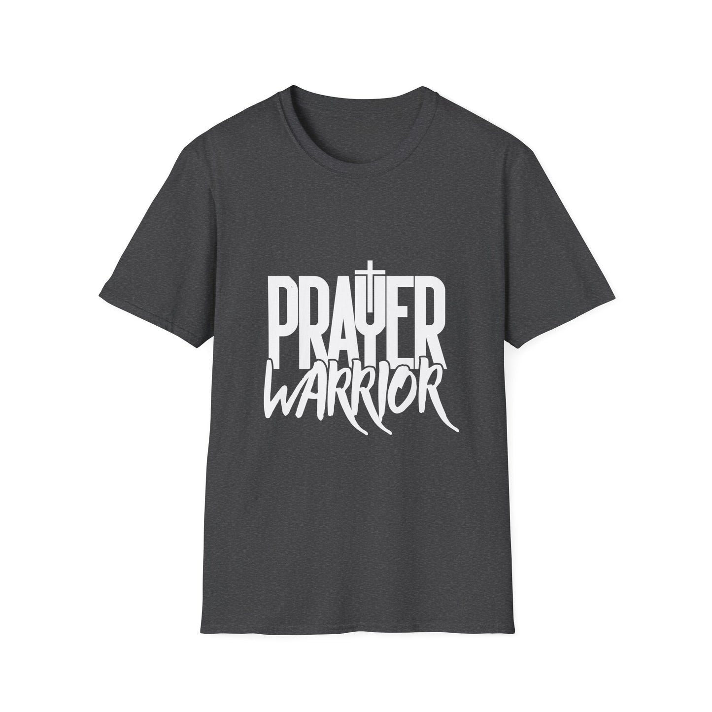Prayer Warrior Men's Tshirt (White Logo) - Sweet Baby Jeez Teez