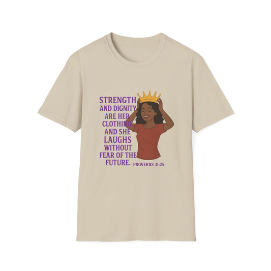 "Strength & Dignity" Bible Verse Women's Relaxed Tshirt