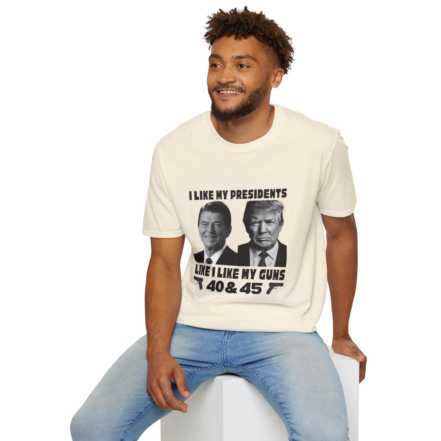 I Like My Presidents Men's Tshirt (Black Logo) - Sweet Baby Jeez Teez