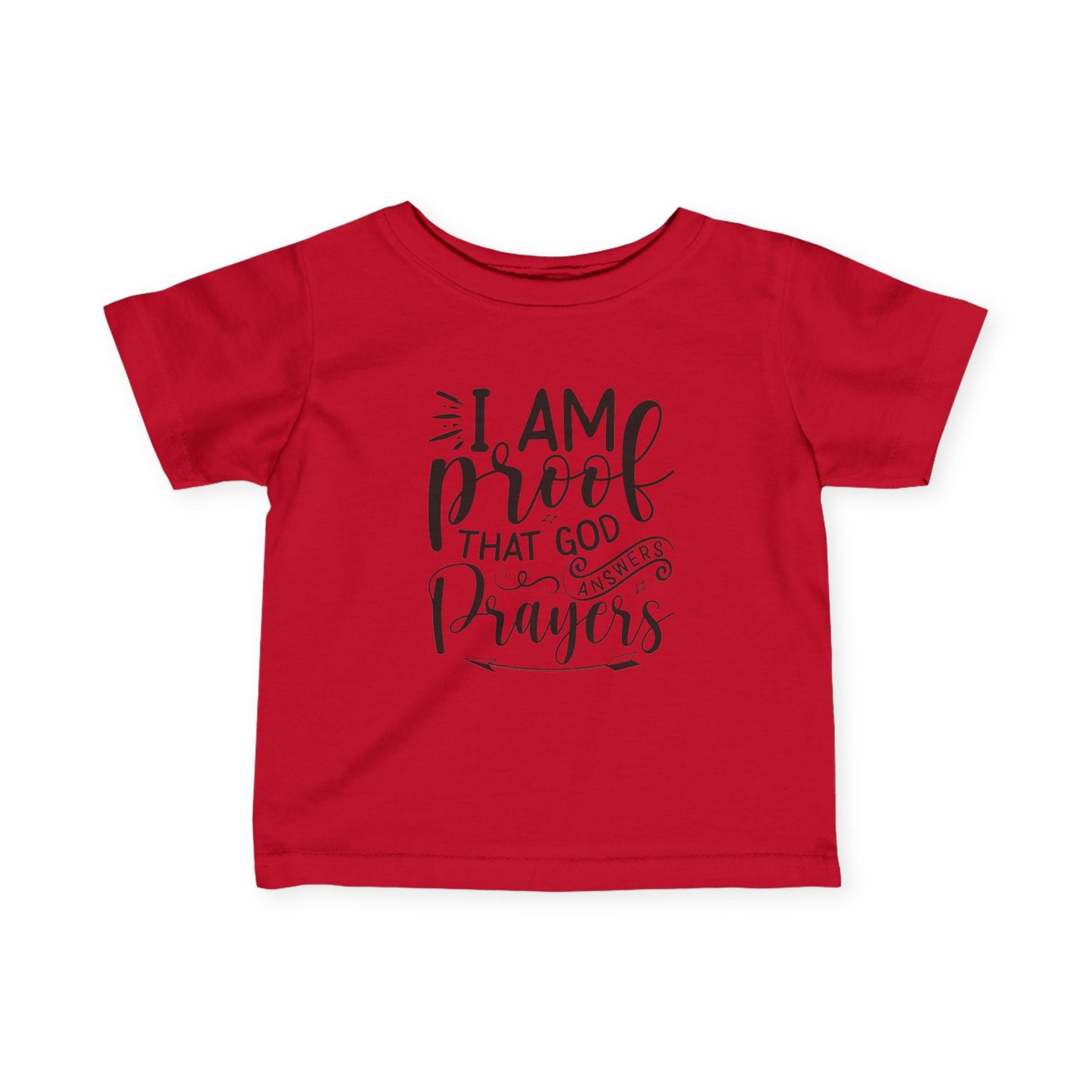 I Am Proof Infant Soft Tshirt (Black Logo)