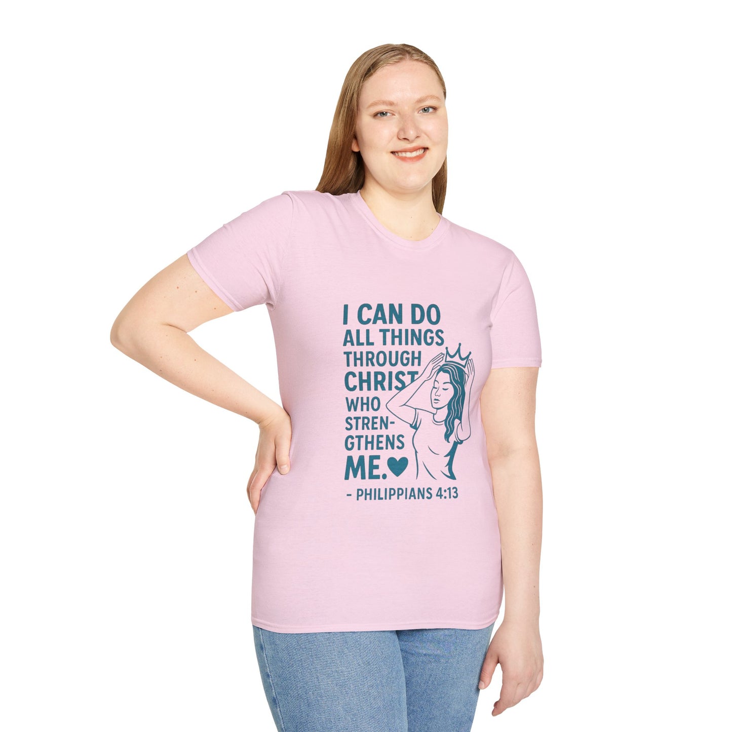 "I Can Do" Bible Verse Women's Relaxed T-Shirt