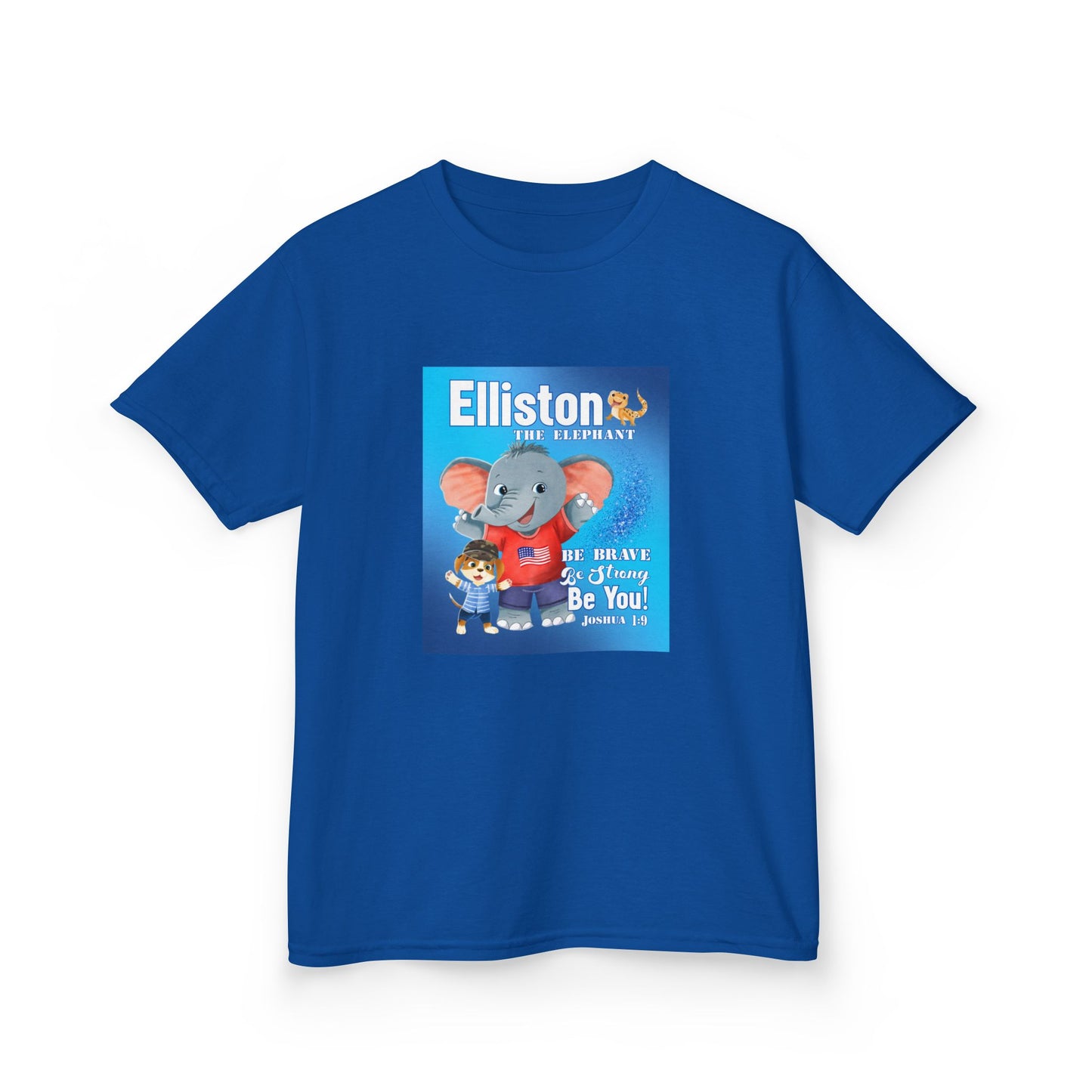 Elliston the Elephant [TM] Kids Tshirt - Be Brave, Be You!