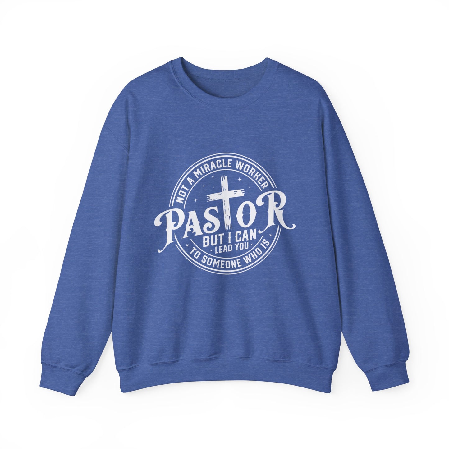 Pastor Women's Relaxed Sweatshirt (White Logo) - Sweet Baby Jeez Teez