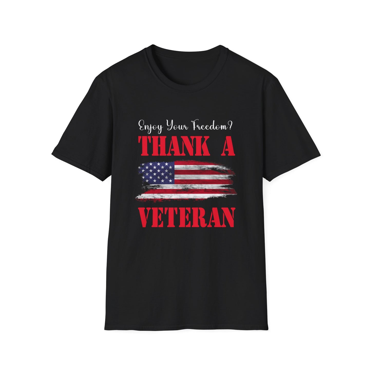 Enjoy Your Freedom Men's Tshirt (MM Color Logo) - Sweet Baby Jeez Teez