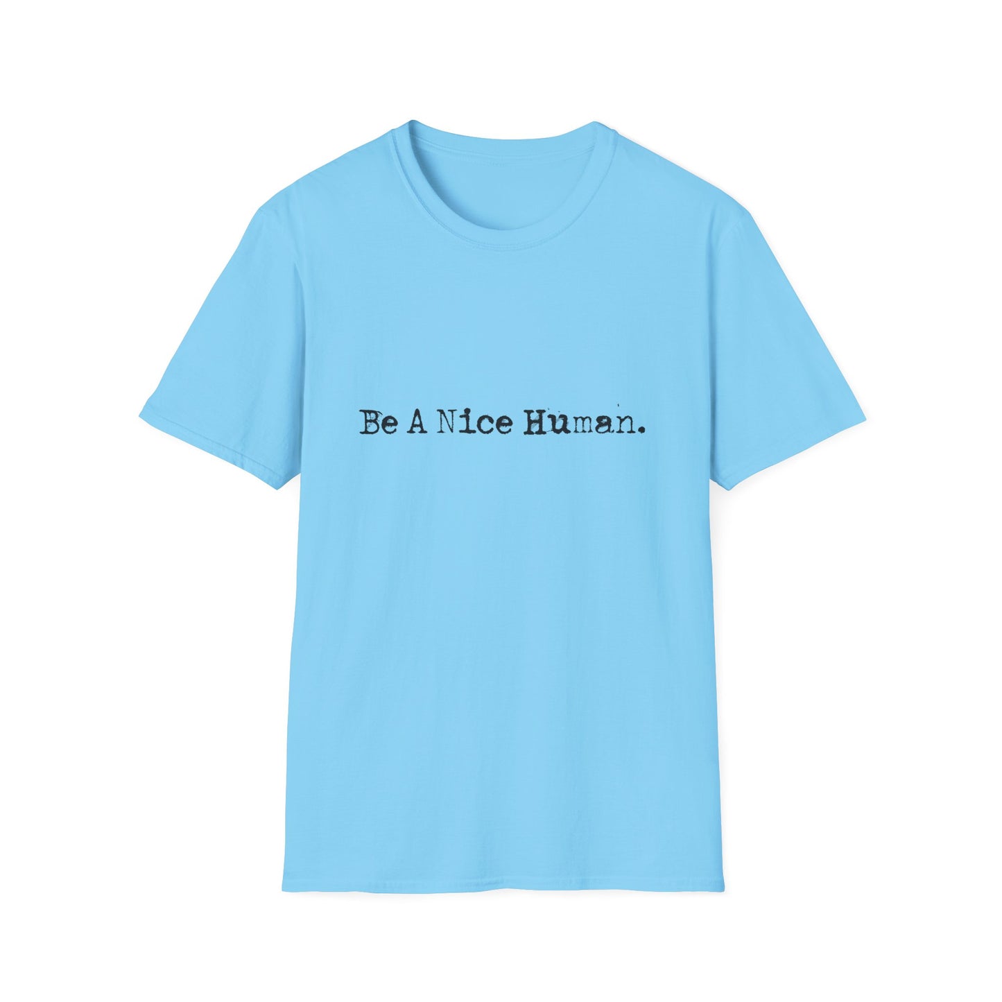 Nice Human Womens Relaxed/Plus Tshirt (FP Black Logo) - Sweet Baby Jeez Teez