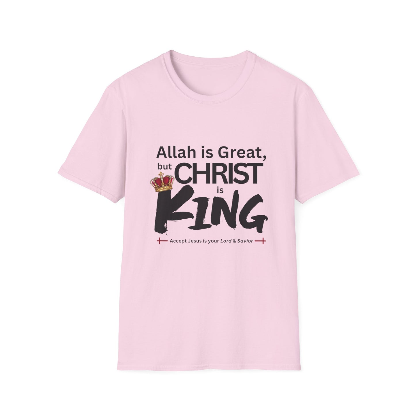 Christ is King Unisex T-shirt (Great Logo) - Sweet Baby Jeez Teez