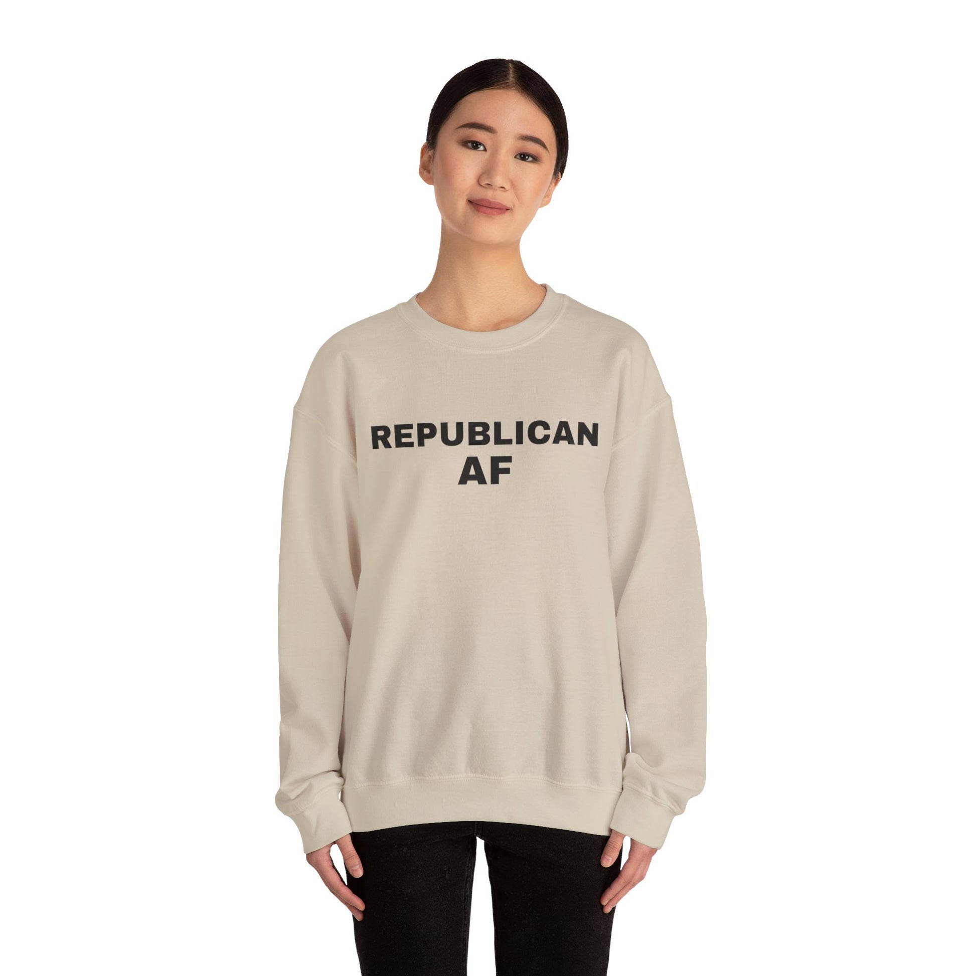Republican AF Women's Sweatshirt - Sweet Baby Jeez Teez