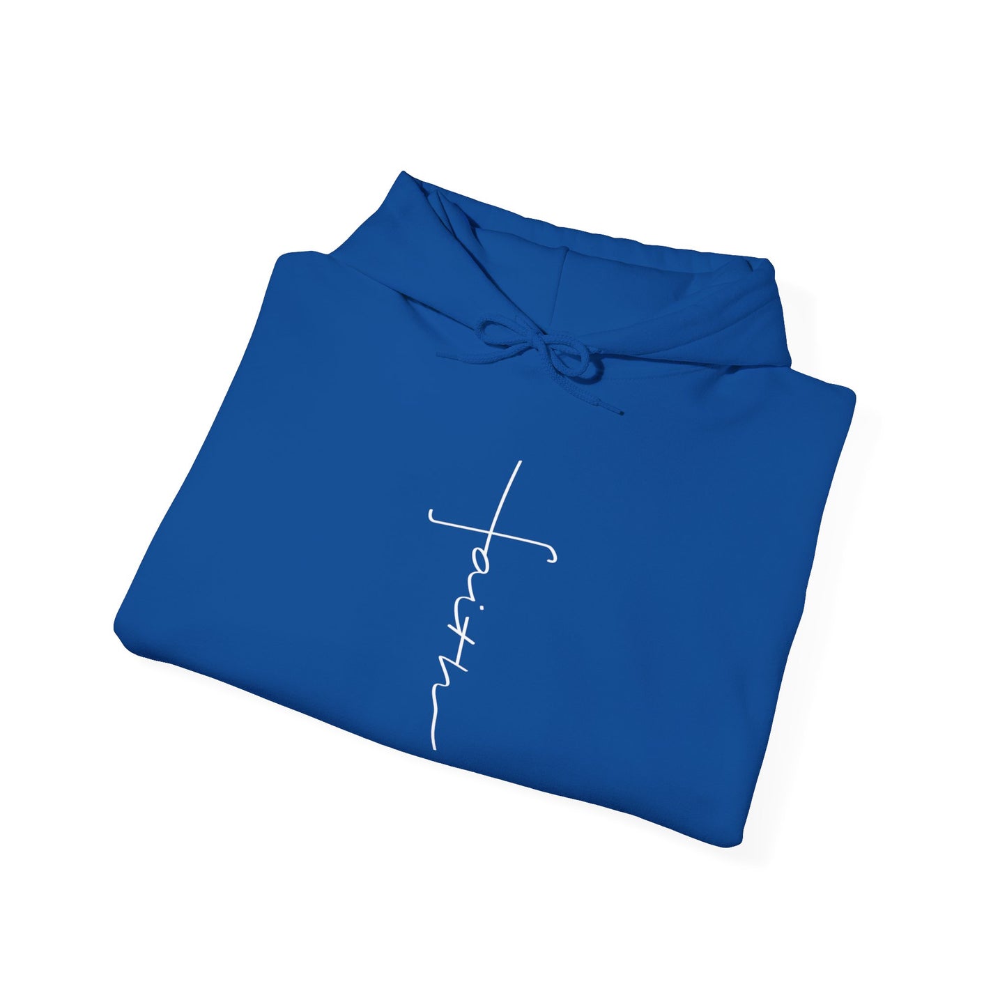 Cross Made From Faith Women's Hoodie (White) - Sweet Baby Jeez Teez