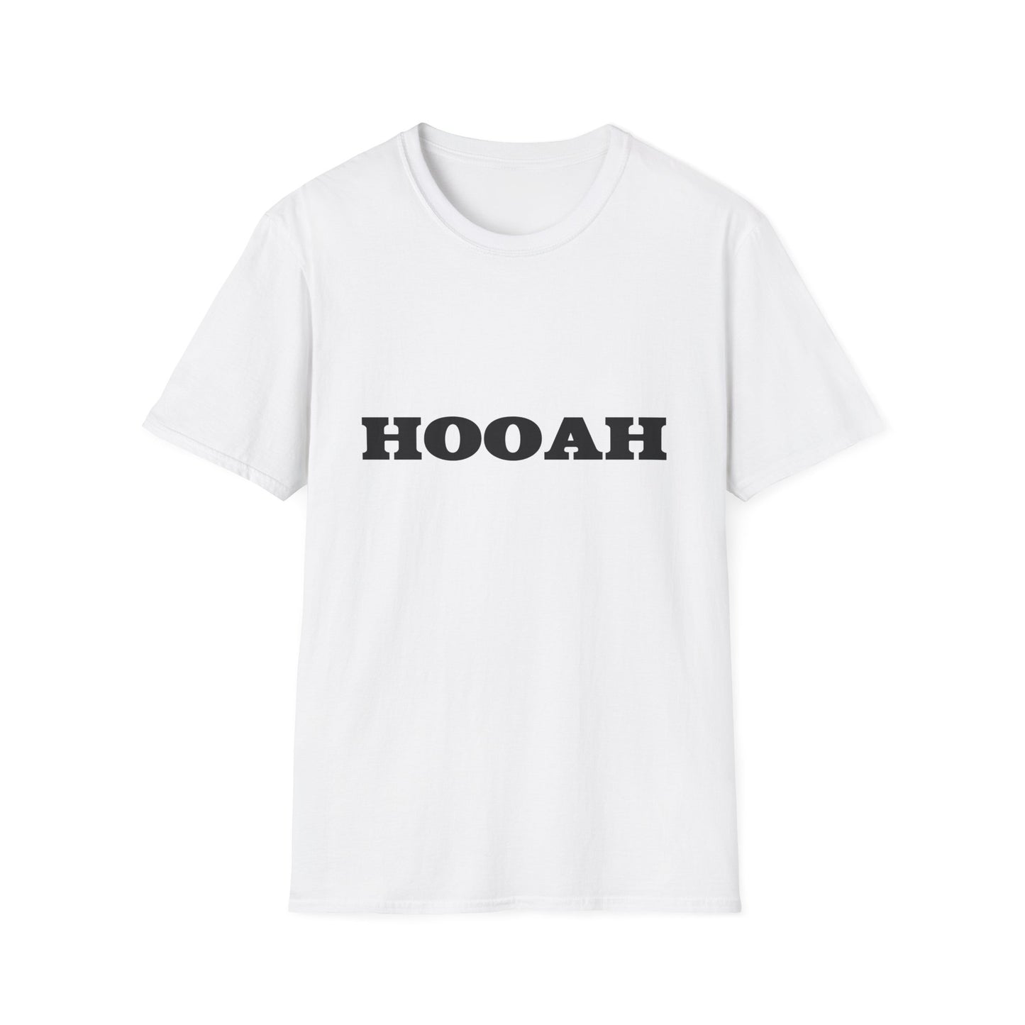 HOOAH (Army) Unisex Tshirt (MM Black Logo) - Sweet Baby Jeez Teez