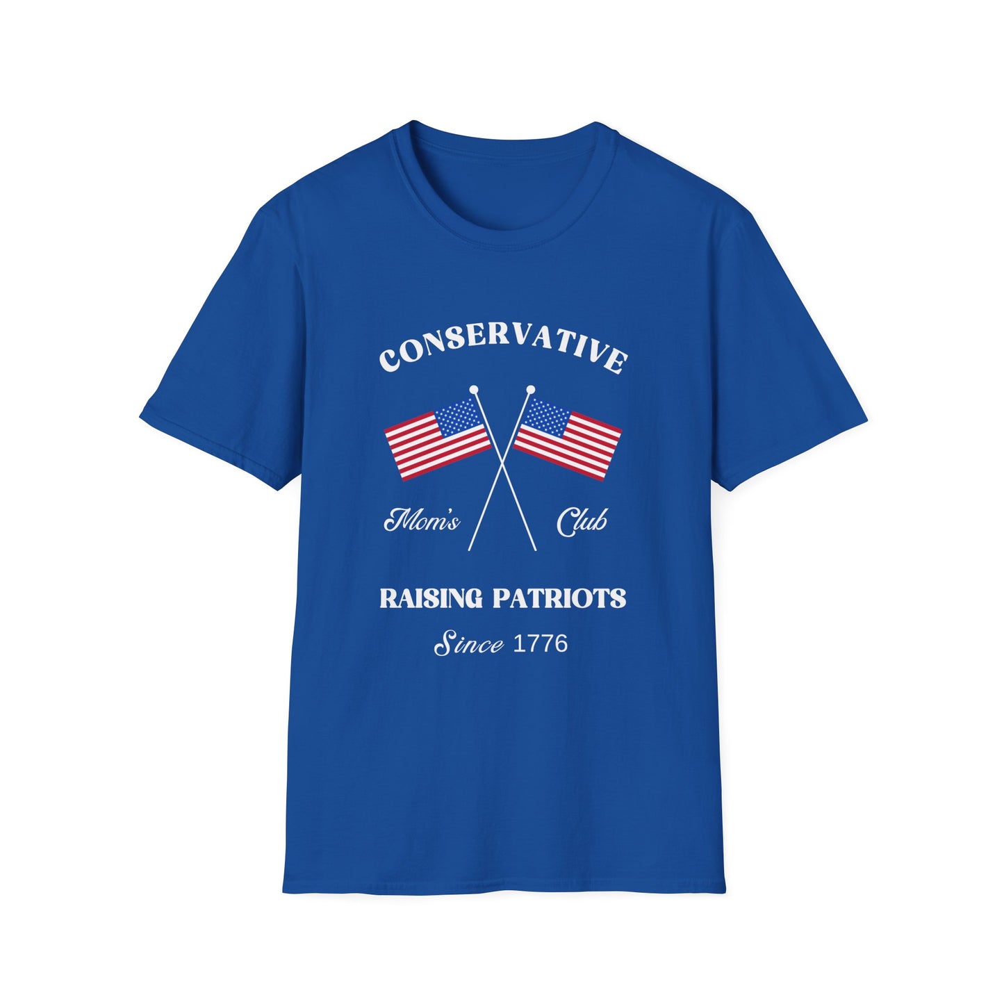 Conservative Mom's Club Women's Plus/Relaxed Tshirt (White Logo)