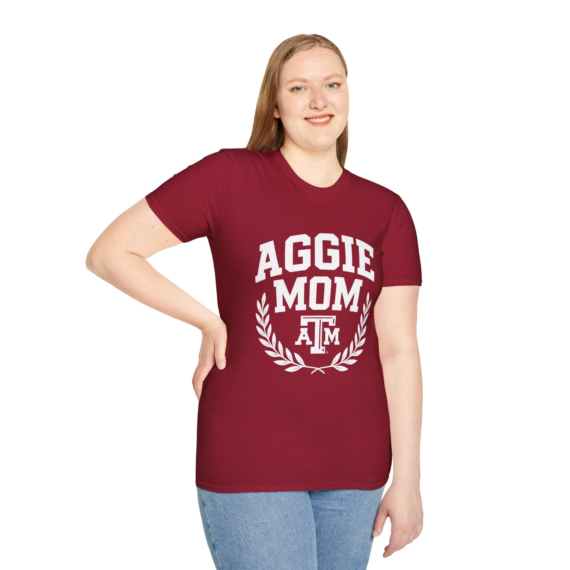 Aggie Mom Texas A&M Women's Relaxed T-shirt - Sweet Baby Jeez Teez