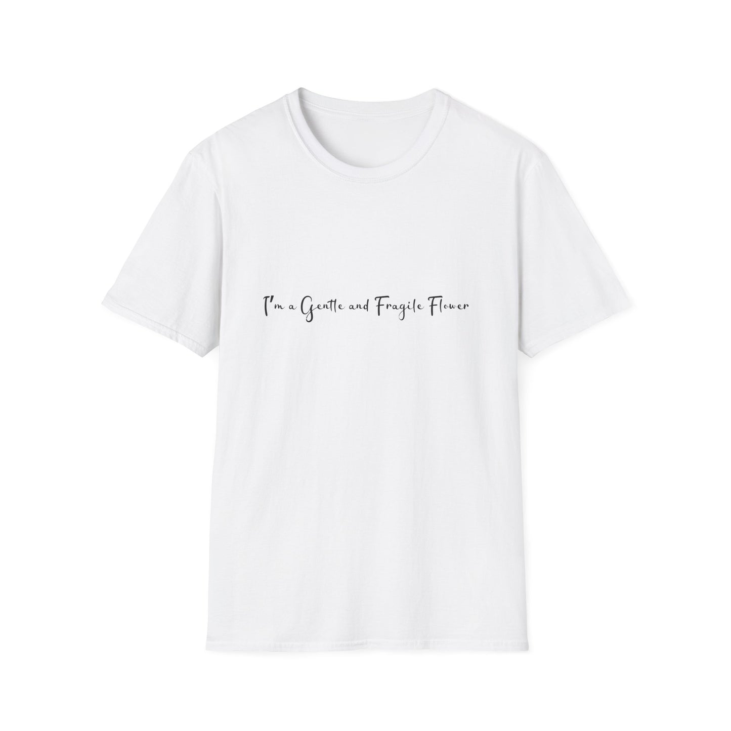 Fragile Flower Womens Relaxed/Plus Tshirt (FP Black Logo) - Sweet Baby Jeez Teez