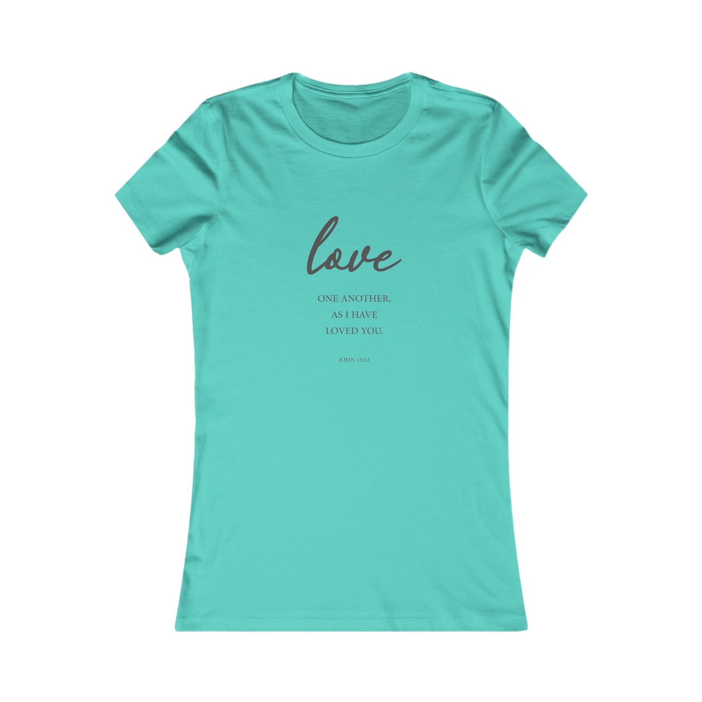 Love Women's Fitted Tshirt (Black Logo) - Sweet Baby Jeez Teez