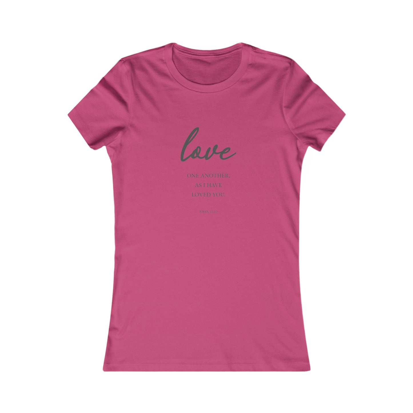 Love Women's Fitted Tshirt (Black Logo) - Sweet Baby Jeez Teez