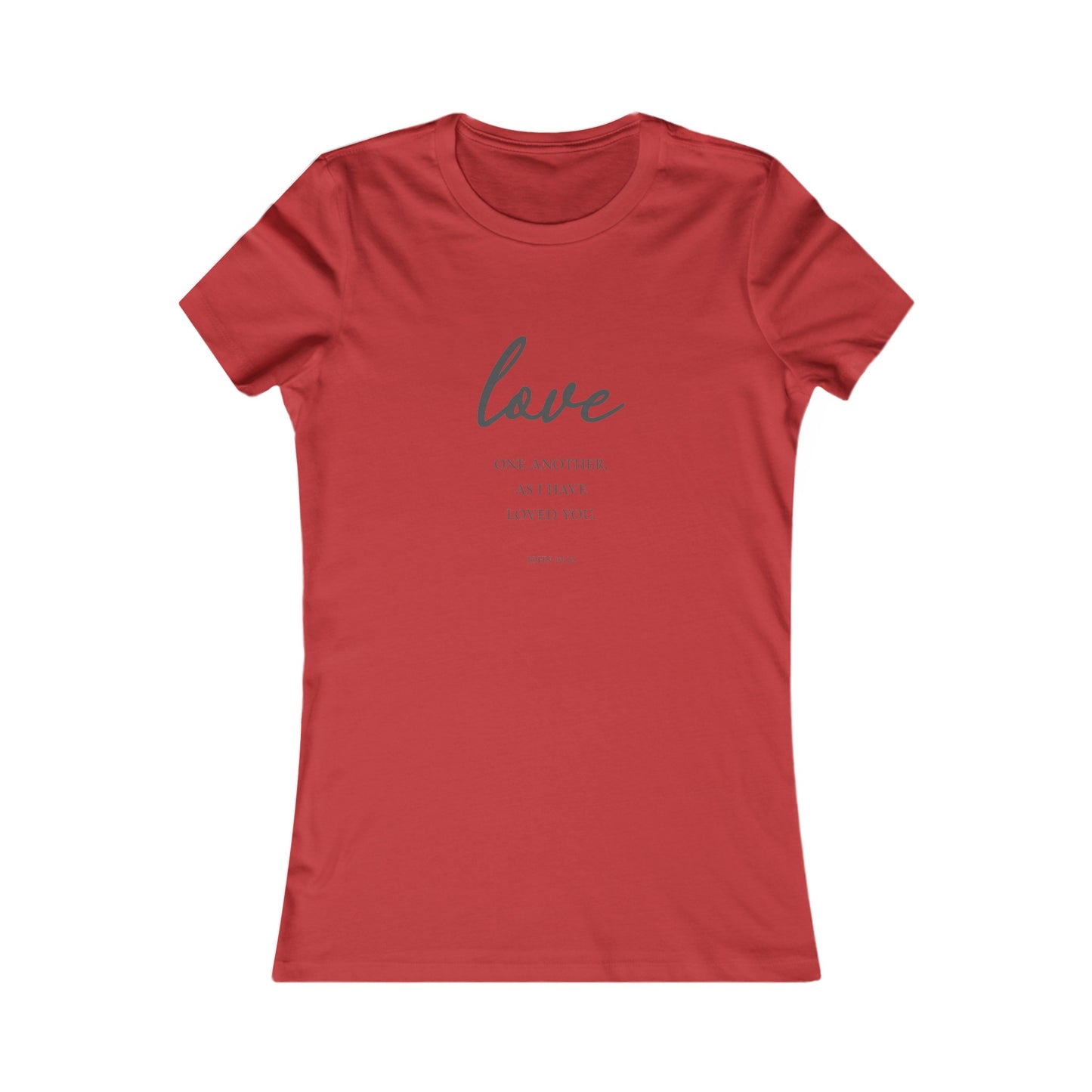Love Women's Fitted Tshirt (Black Logo) - Sweet Baby Jeez Teez