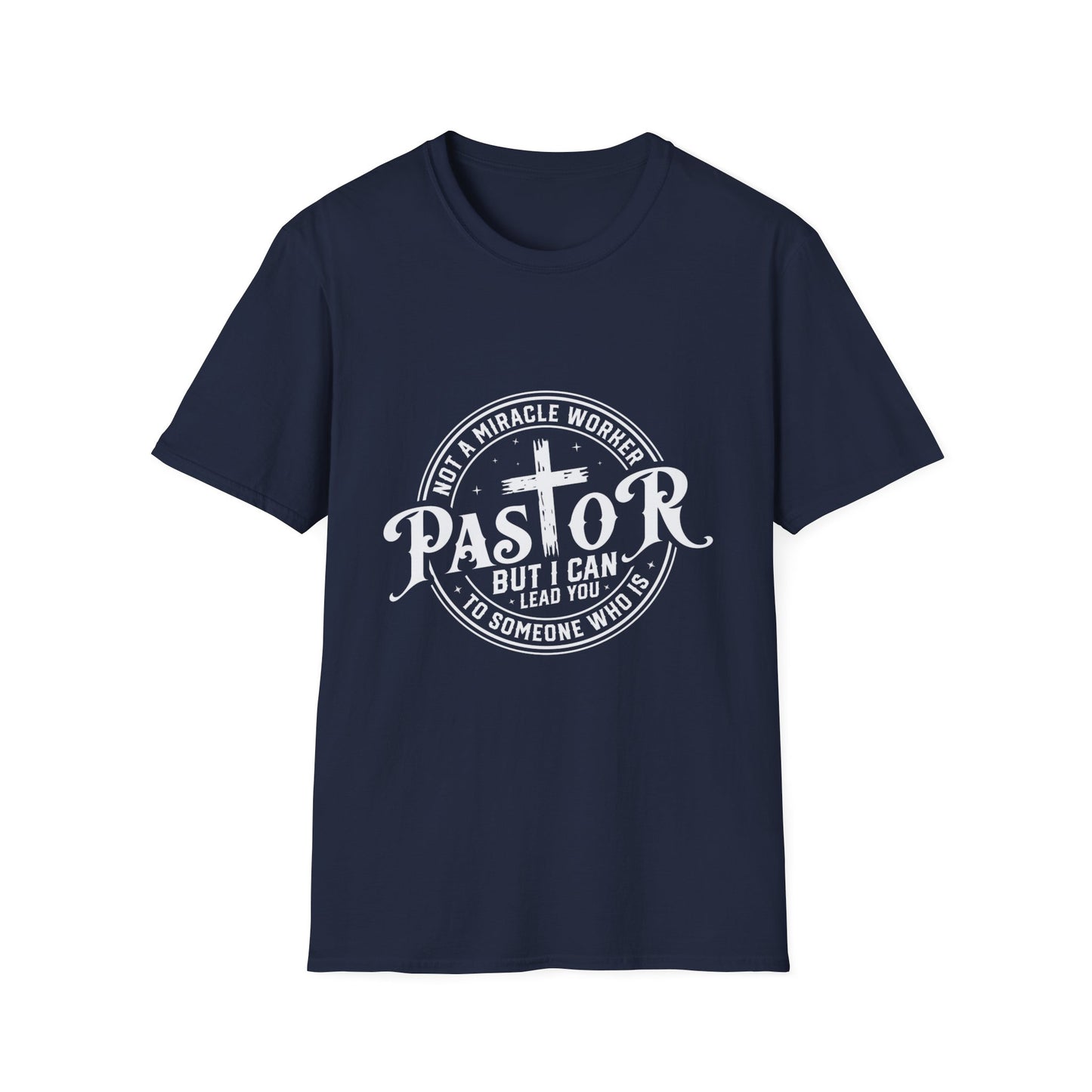 Pastor Men's Tshirt (White Logo) - Sweet Baby Jeez Teez