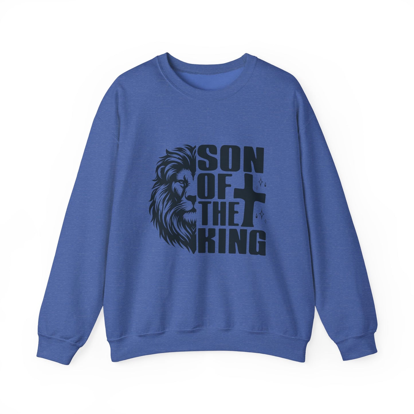 Son of the King Men's Sweatshirt (Black Logo) - Sweet Baby Jeez Teez