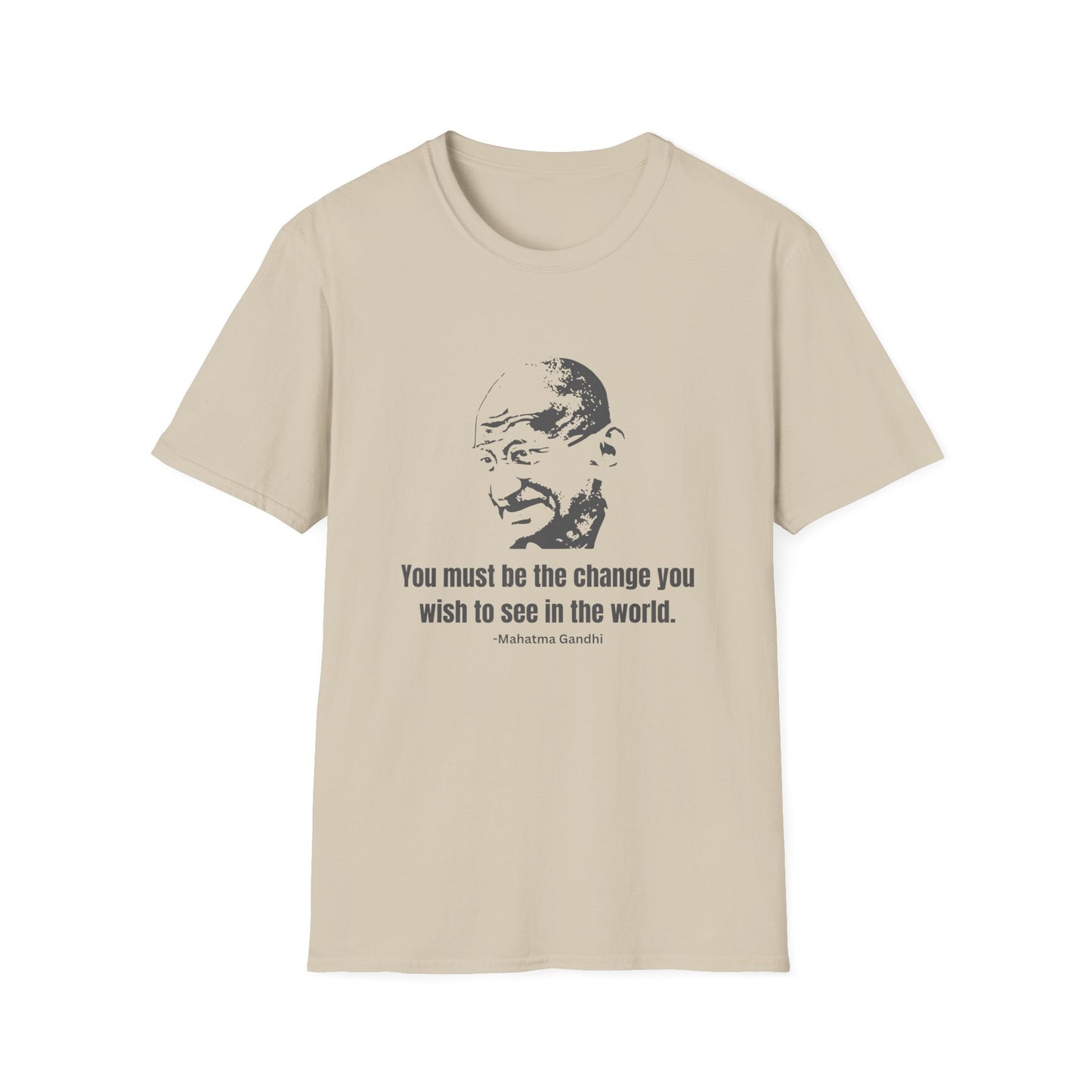 Be the Change Women's Relaxed/Plus Tshirt (IW Gray Logo) - Sweet Baby Jeez Teez