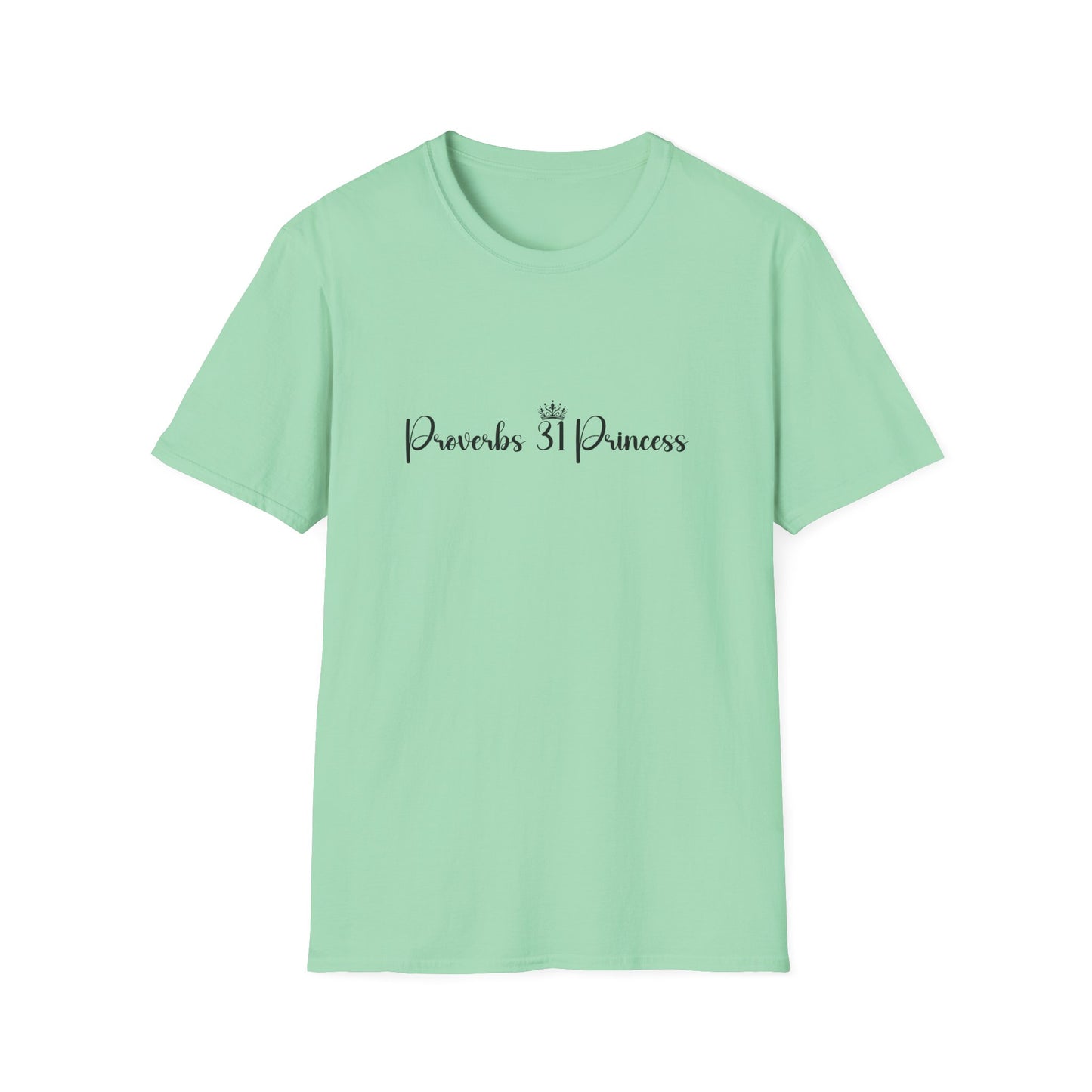 Proverbs 31 Princess Women's Relaxed/Plus Tshirt (Black Logo) - Sweet Baby Jeez Teez