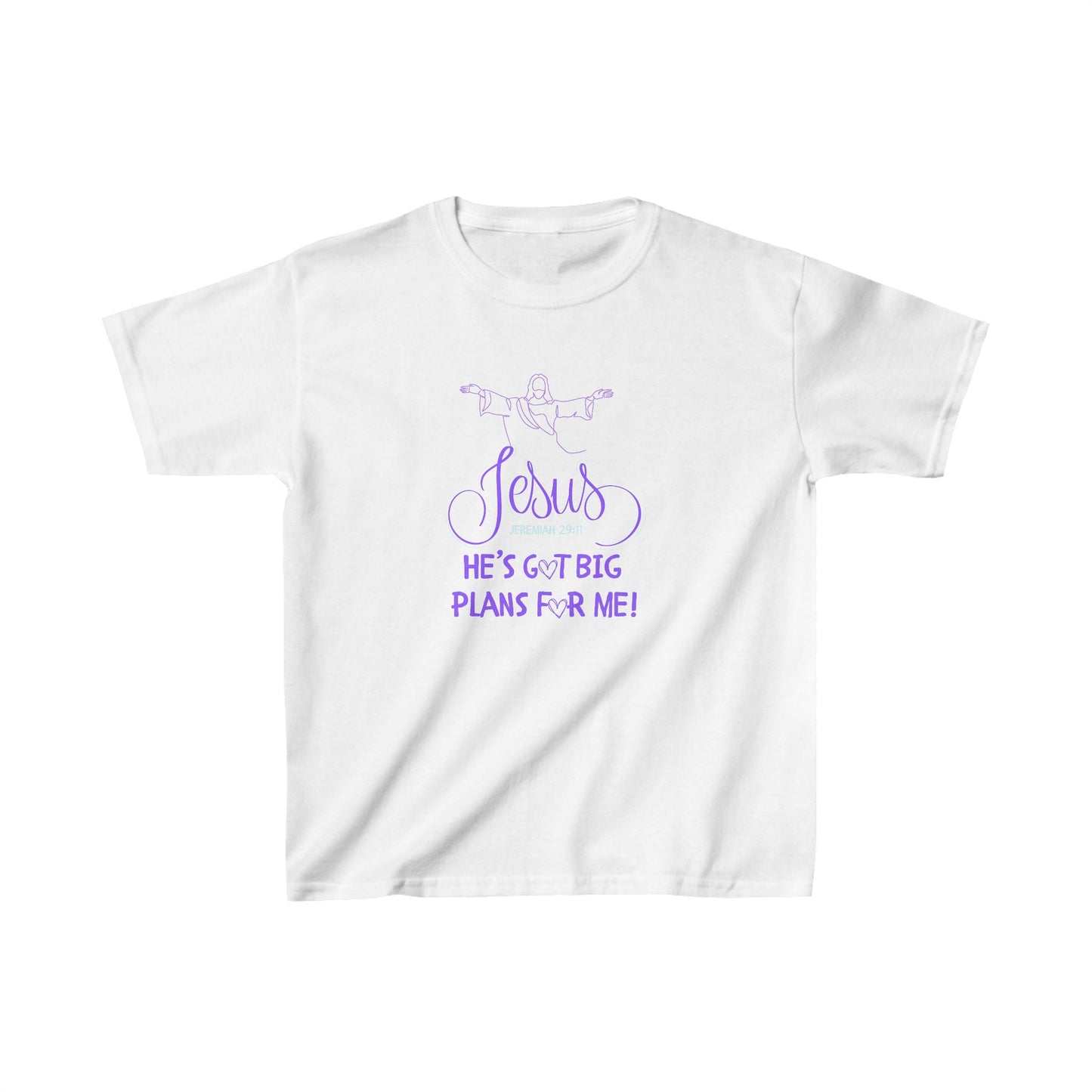 Big Plans Girls Tshirt (Purple Logo) - Sweet Baby Jeez Teez