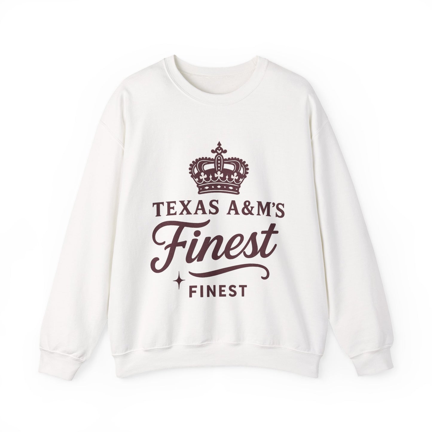 Texas A&M's Finest Crewneck Unisex Sweatshirt (Logo 1) - Sweet Baby Jeez Teez