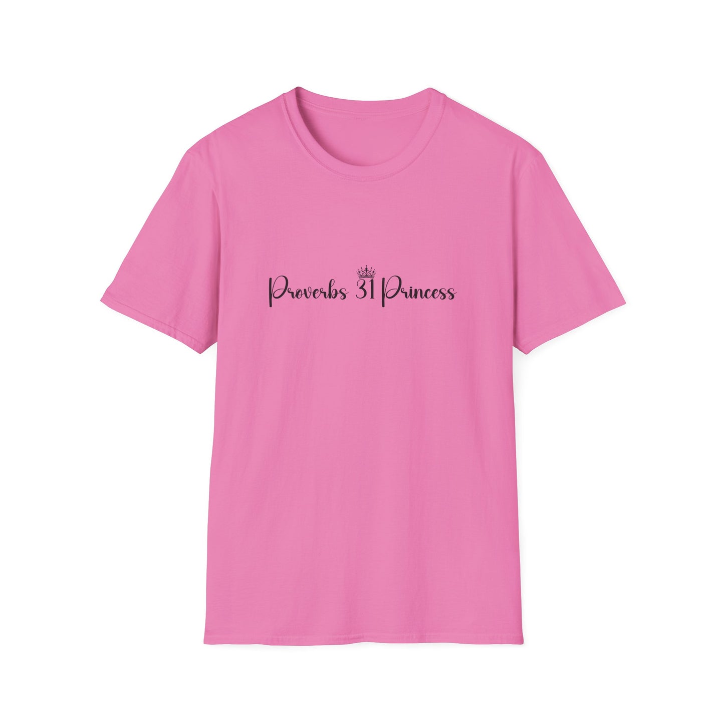Proverbs 31 Princess Women's Relaxed/Plus Tshirt (Black Logo) - Sweet Baby Jeez Teez