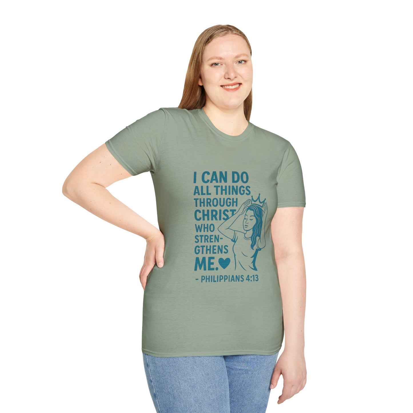"I Can Do" Bible Verse Women's Relaxed T-Shirt