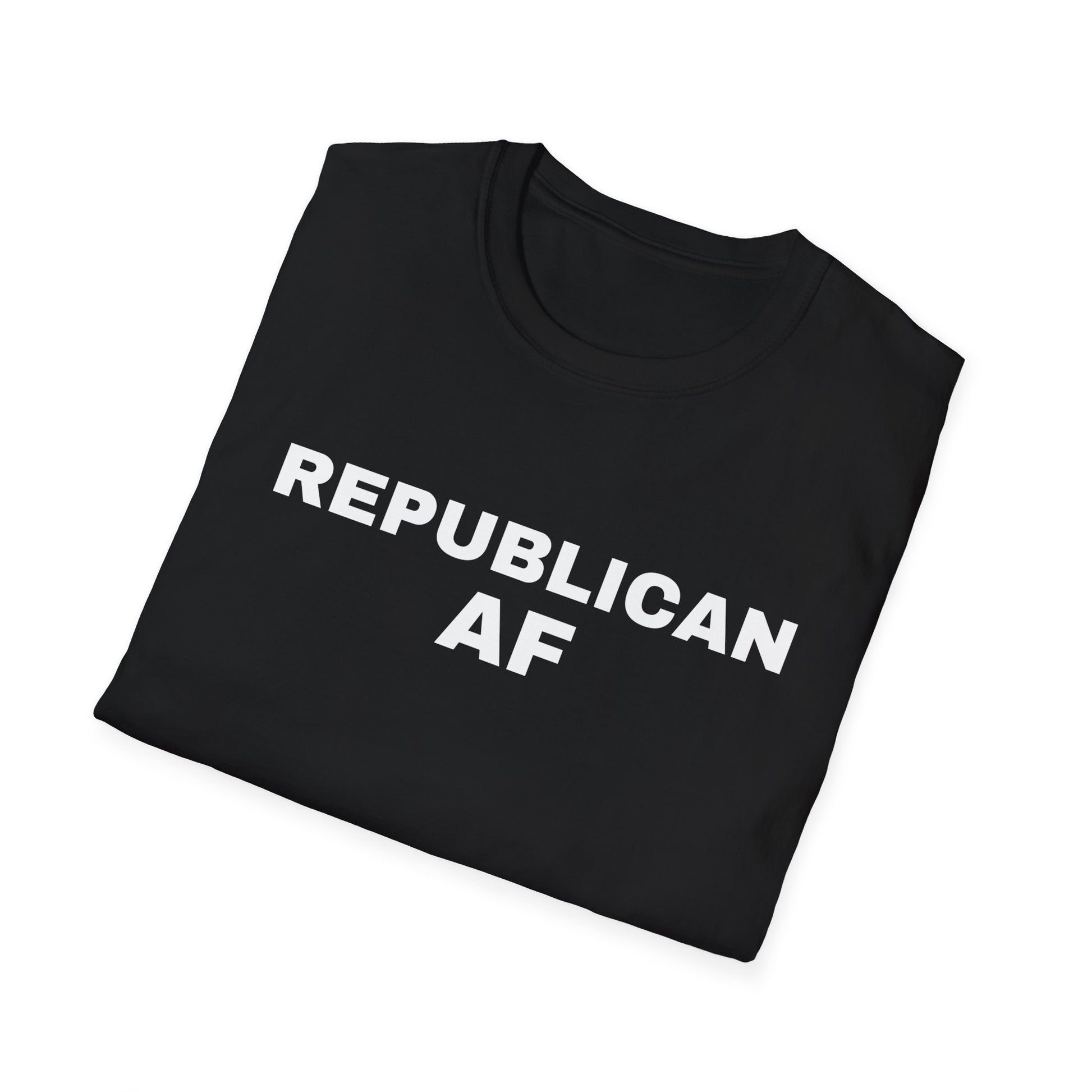 Republican AF Men's Tshirt (White Logo) - Sweet Baby Jeez Teez