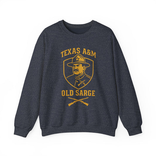 Vintage Texas A&M Old Sarge Cozy Unisex Crewneck Sweatshirt