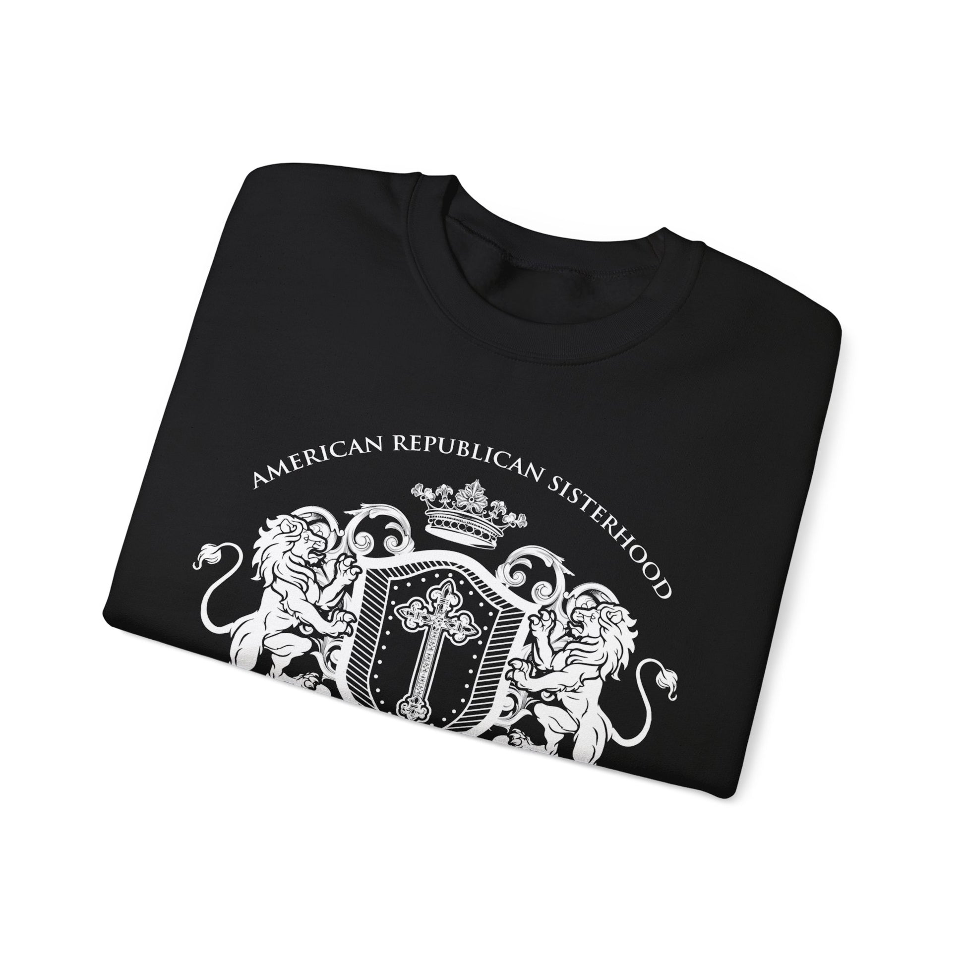 ARS Prayer Brigade UNISEX Sweatshirt (White Logo) - Sweet Baby Jeez Teez