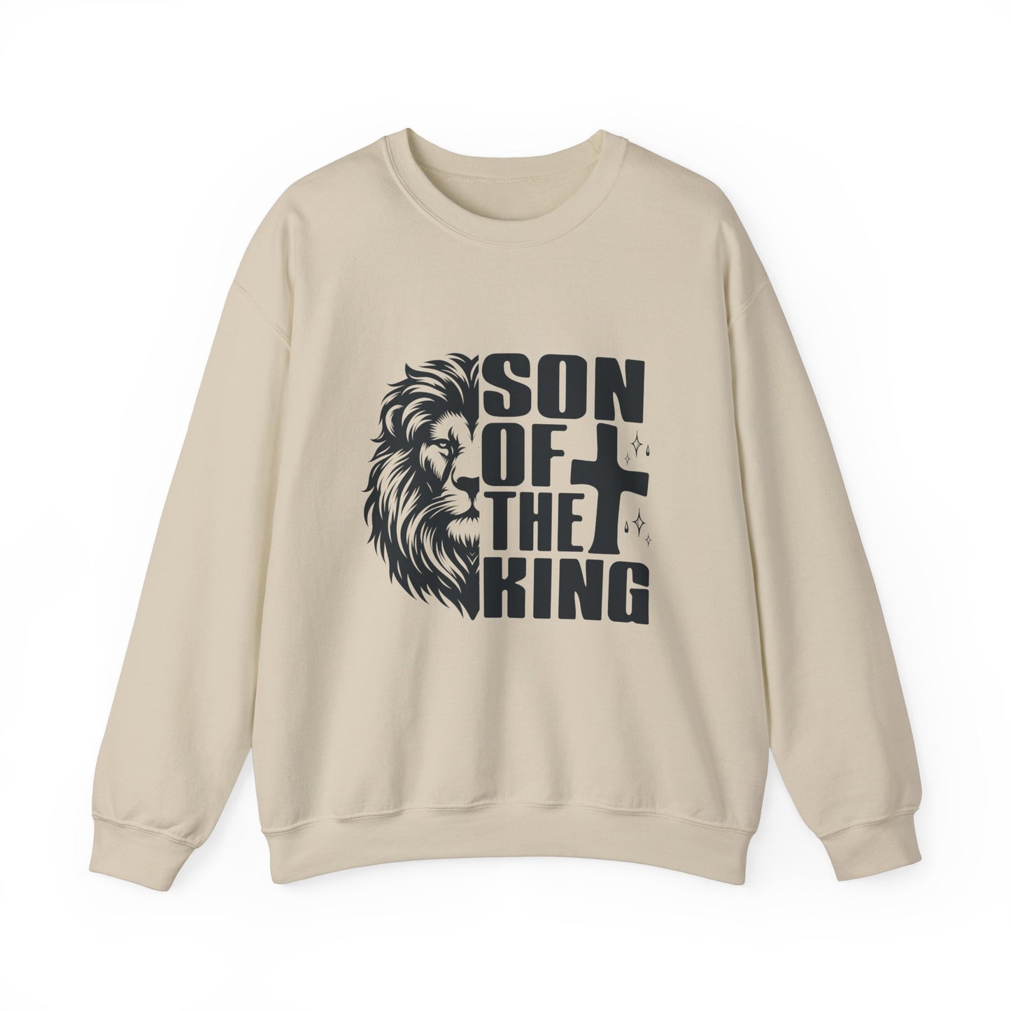 Son of the King Men's Sweatshirt (Black Logo) - Sweet Baby Jeez Teez