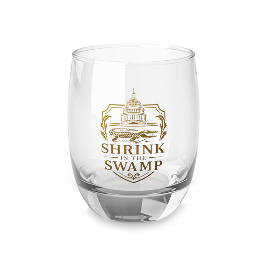 Shrink in the Swamp [TM] Whiskey Glass | Perfect for Gifts, Barware, Home Decor, and Personal Use - Sweet Baby Jeez Teez
