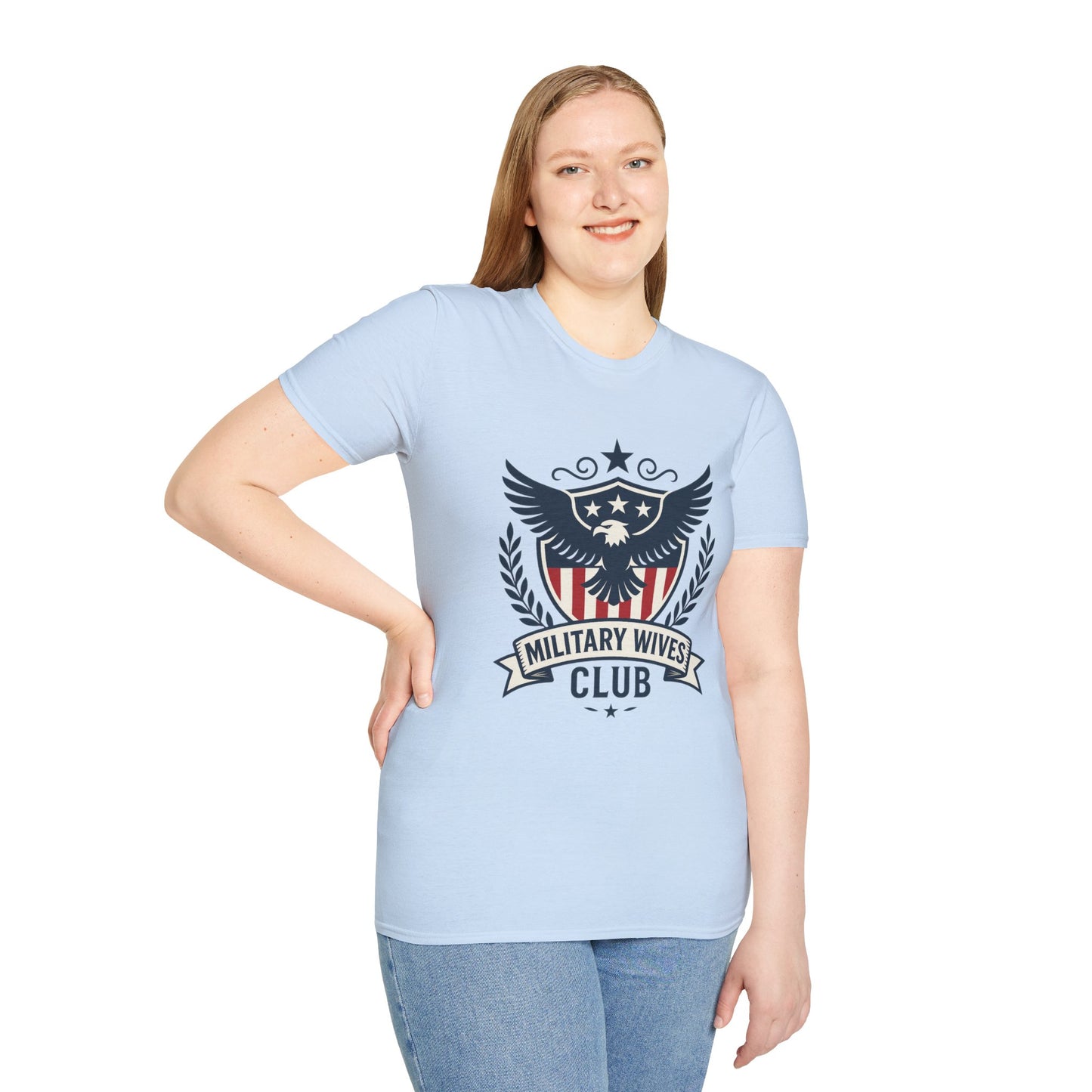 Military Wives Club Women's Relaxed Tshirt (Crest Logo)