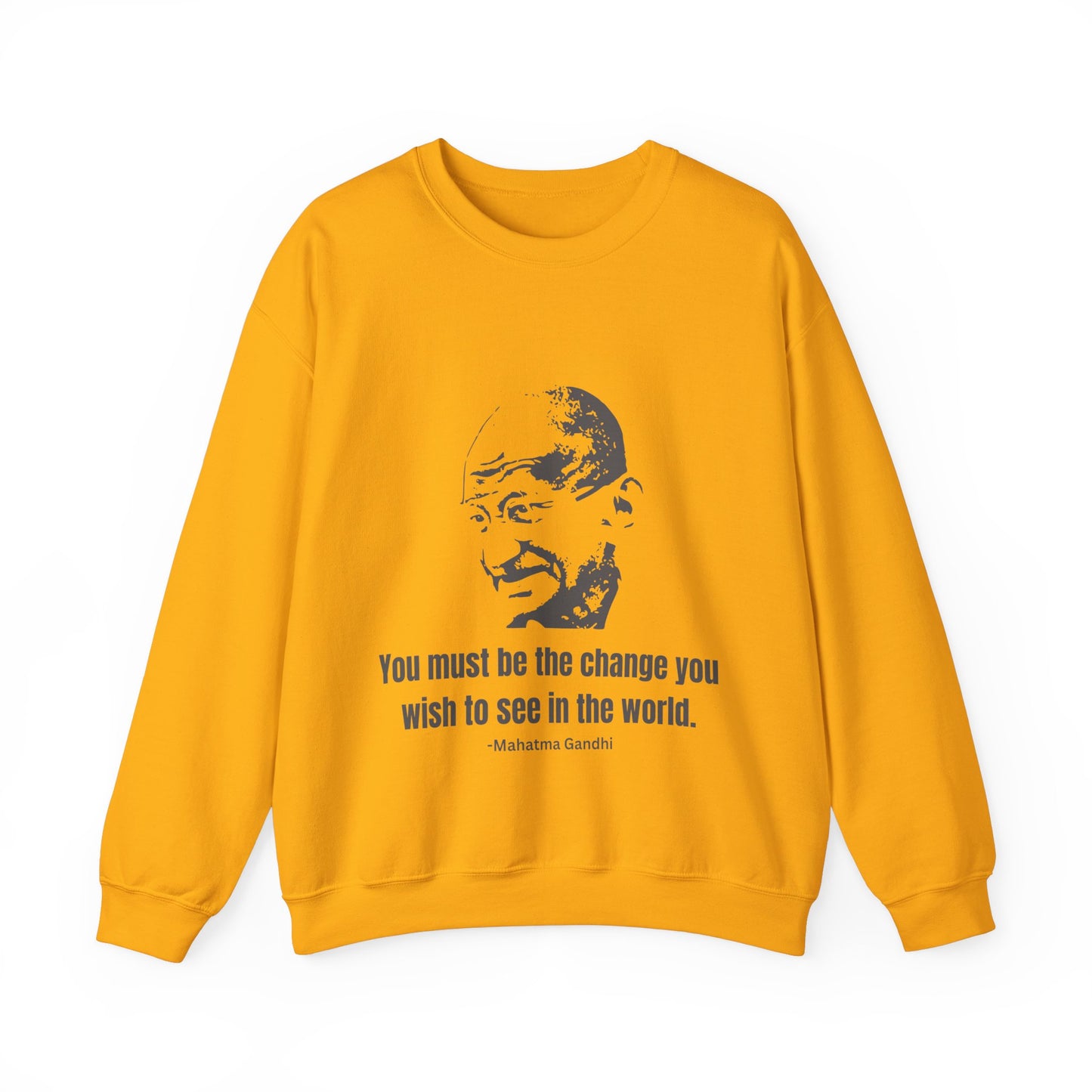 Be the Change Men's Sweatshirt (IW Gray Logo) - Sweet Baby Jeez Teez
