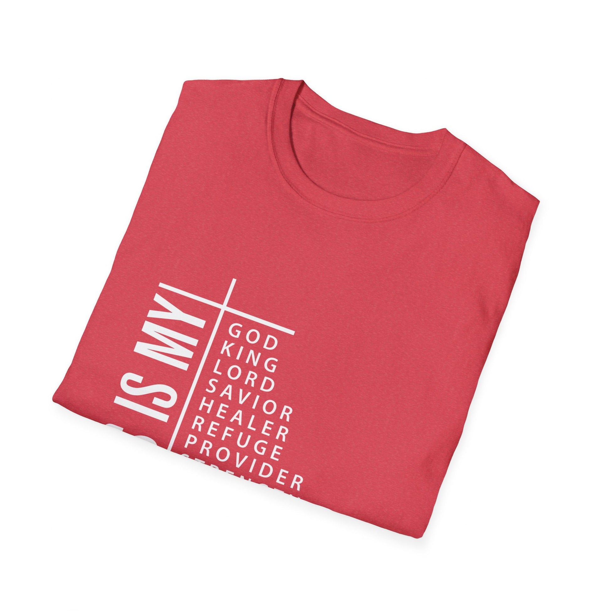 Jesus is My Women's Relaxed/Plus Tshirt (White Logo) - Sweet Baby Jeez Teez