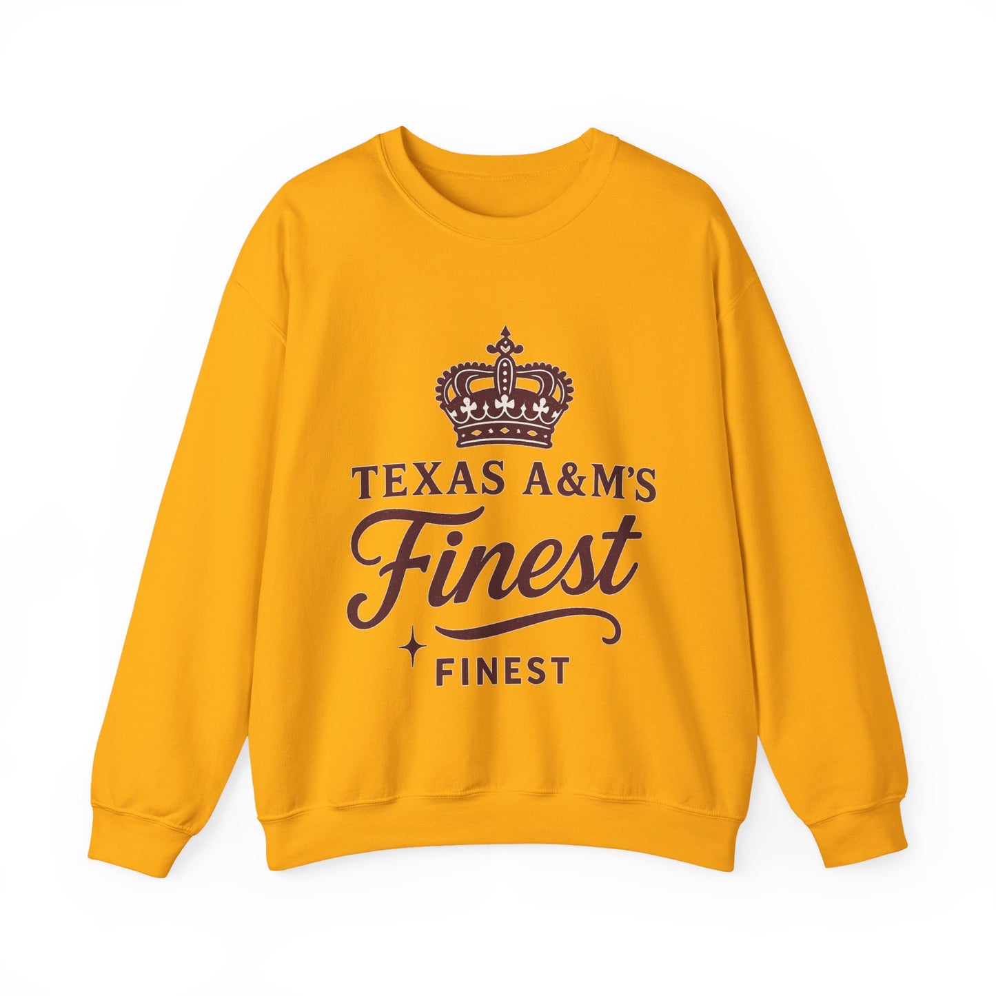 Texas A&M's Finest Crewneck Unisex Sweatshirt (Logo 1) - Sweet Baby Jeez Teez
