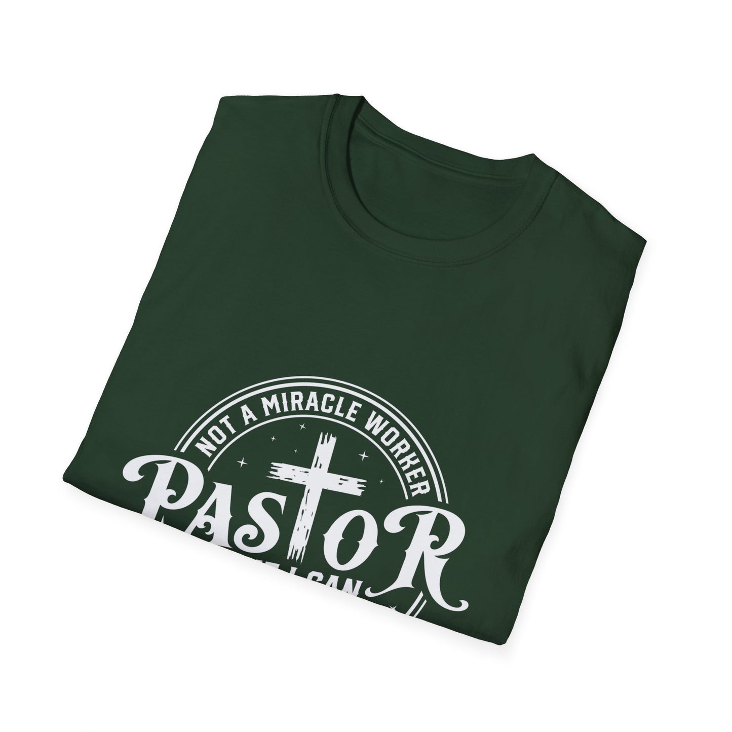 Pastor Men's Tshirt (White Logo) - Sweet Baby Jeez Teez