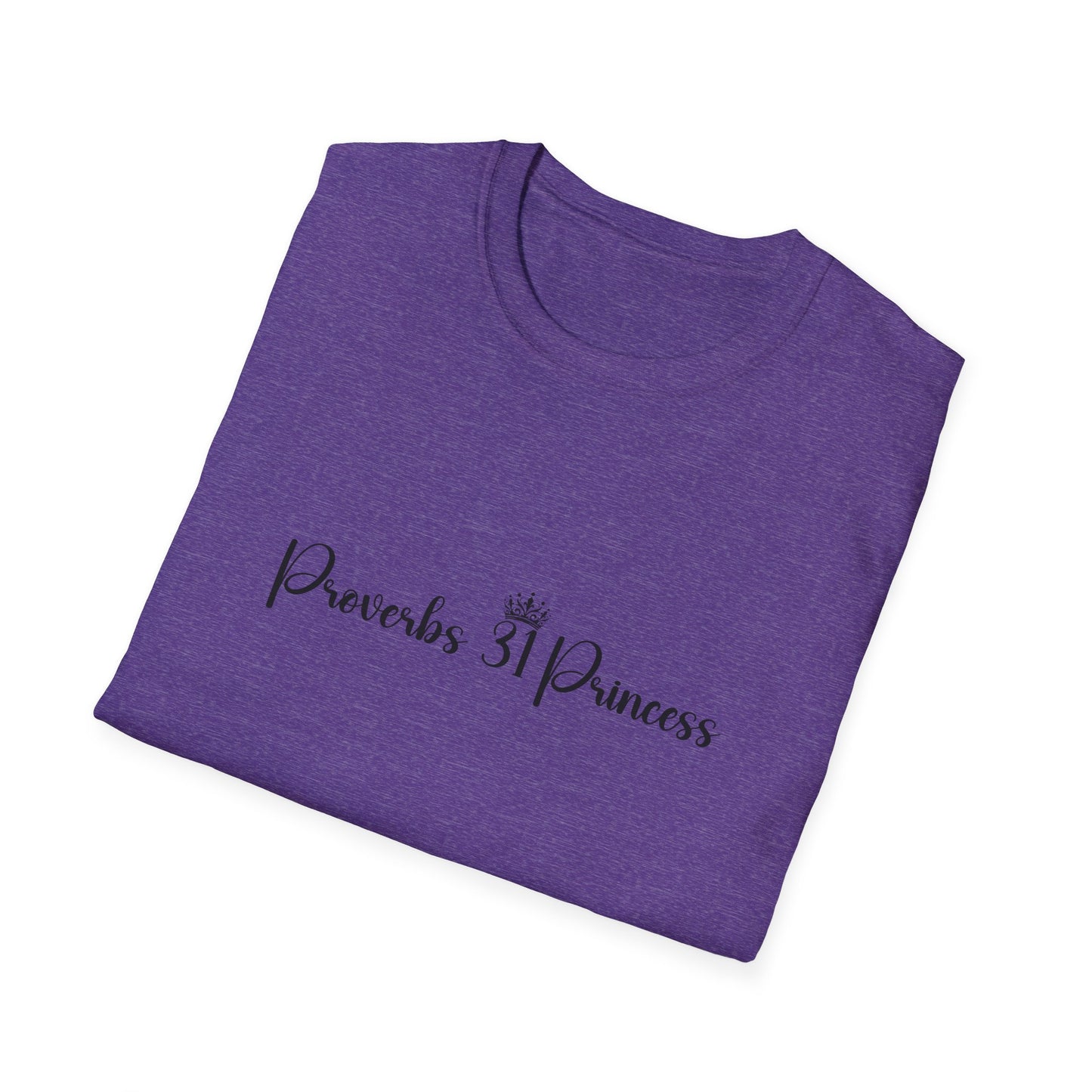 Proverbs 31 Princess Women's Relaxed/Plus Tshirt (Black Logo) - Sweet Baby Jeez Teez
