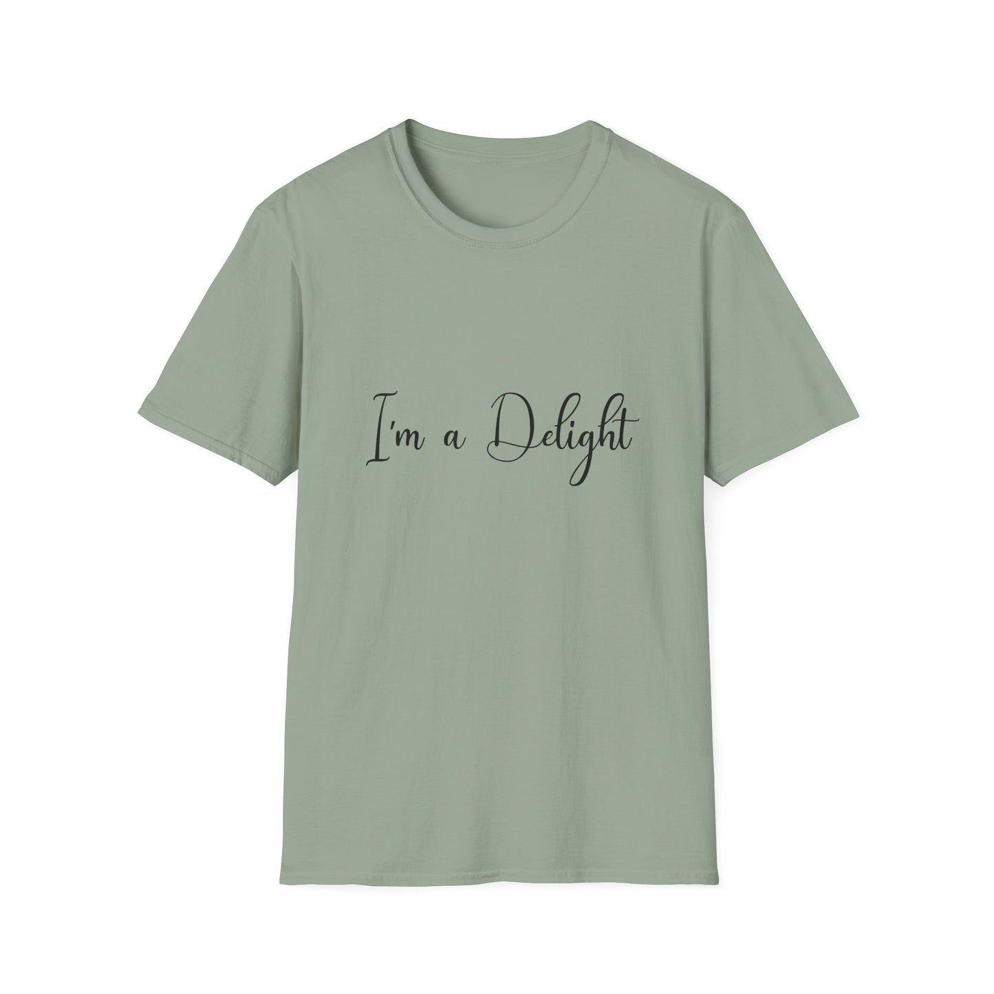 I'm a Delight Womens Relaxed/Plus Tshirt (FP Black Logo) - Sweet Baby Jeez Teez