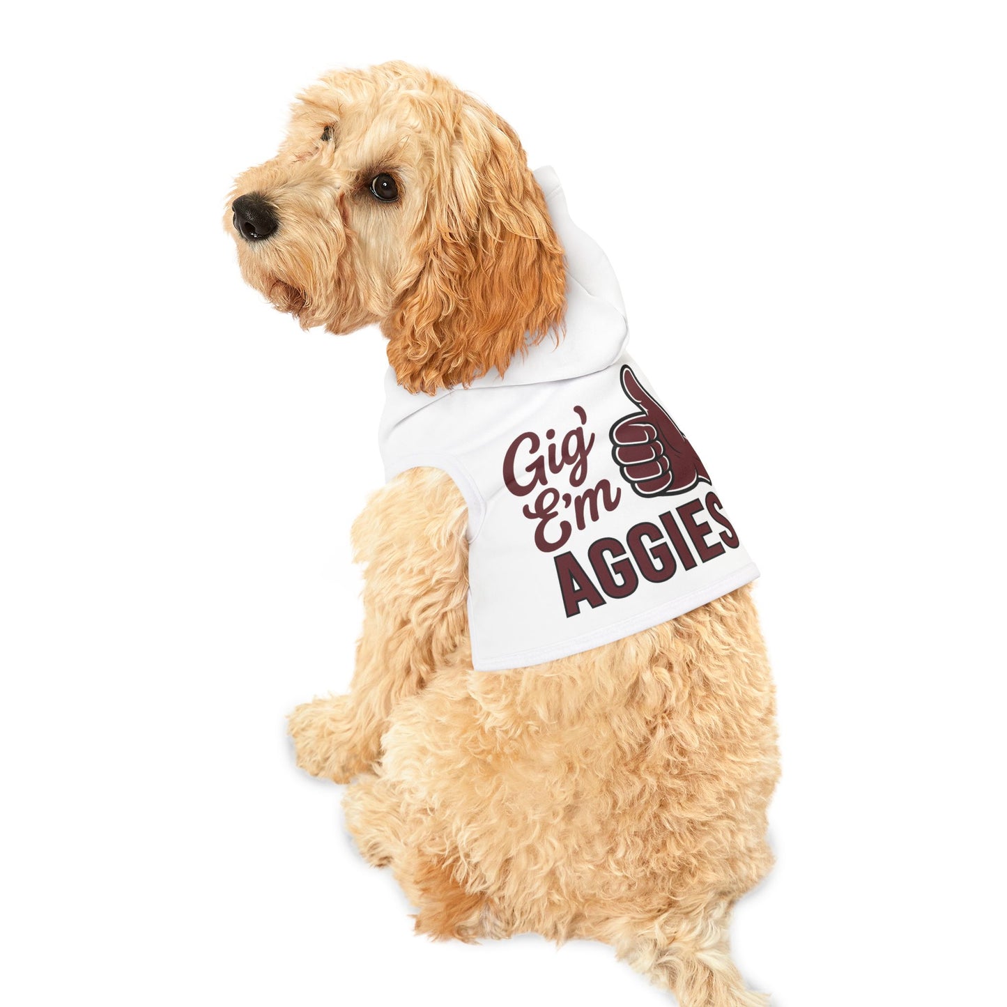 Gig 'Em Aggie Dog or Cat Pet Hoodie Sweatshirt