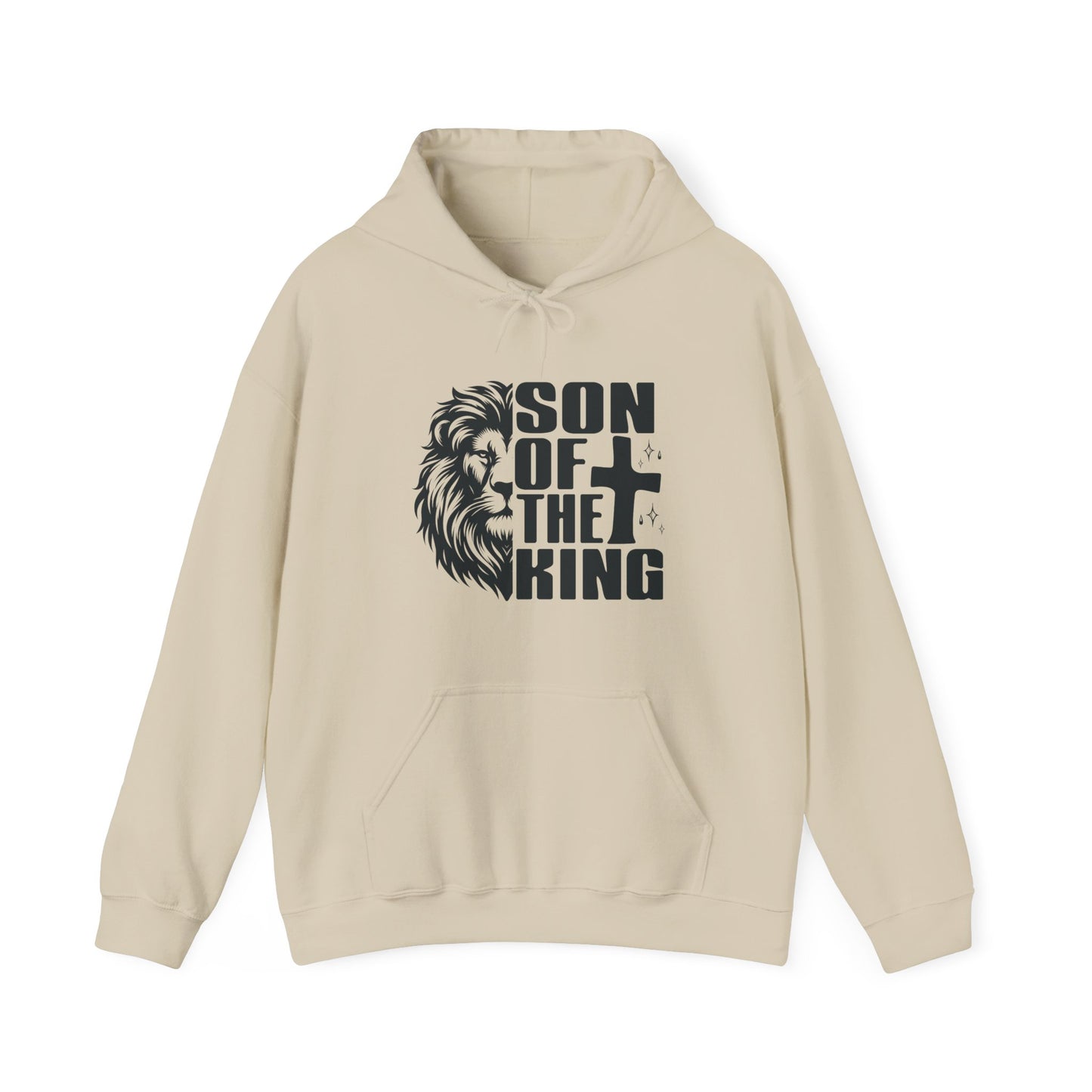 Son of the King Men's Hoodie (Black Logo) - Sweet Baby Jeez Teez