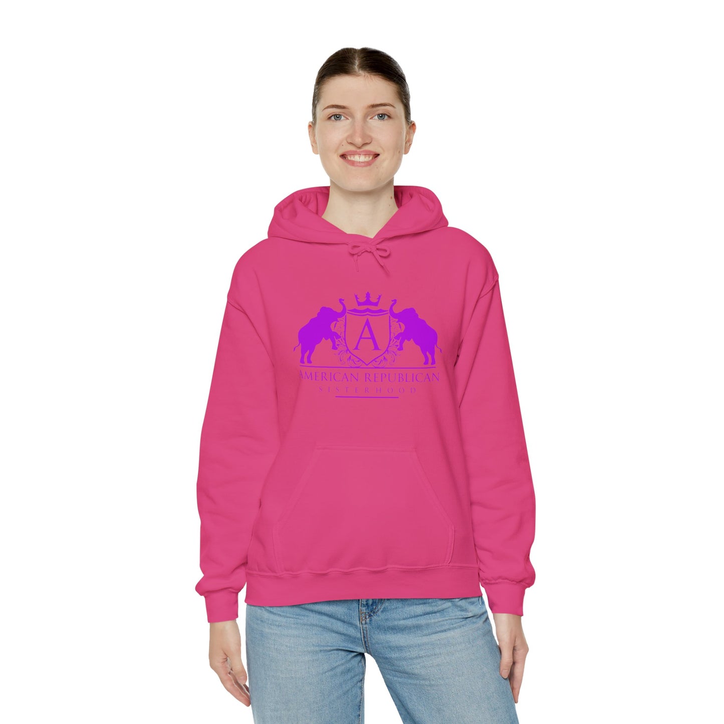 ARS Logo Women's Hoodie (ARS - Hot Pink Logo)