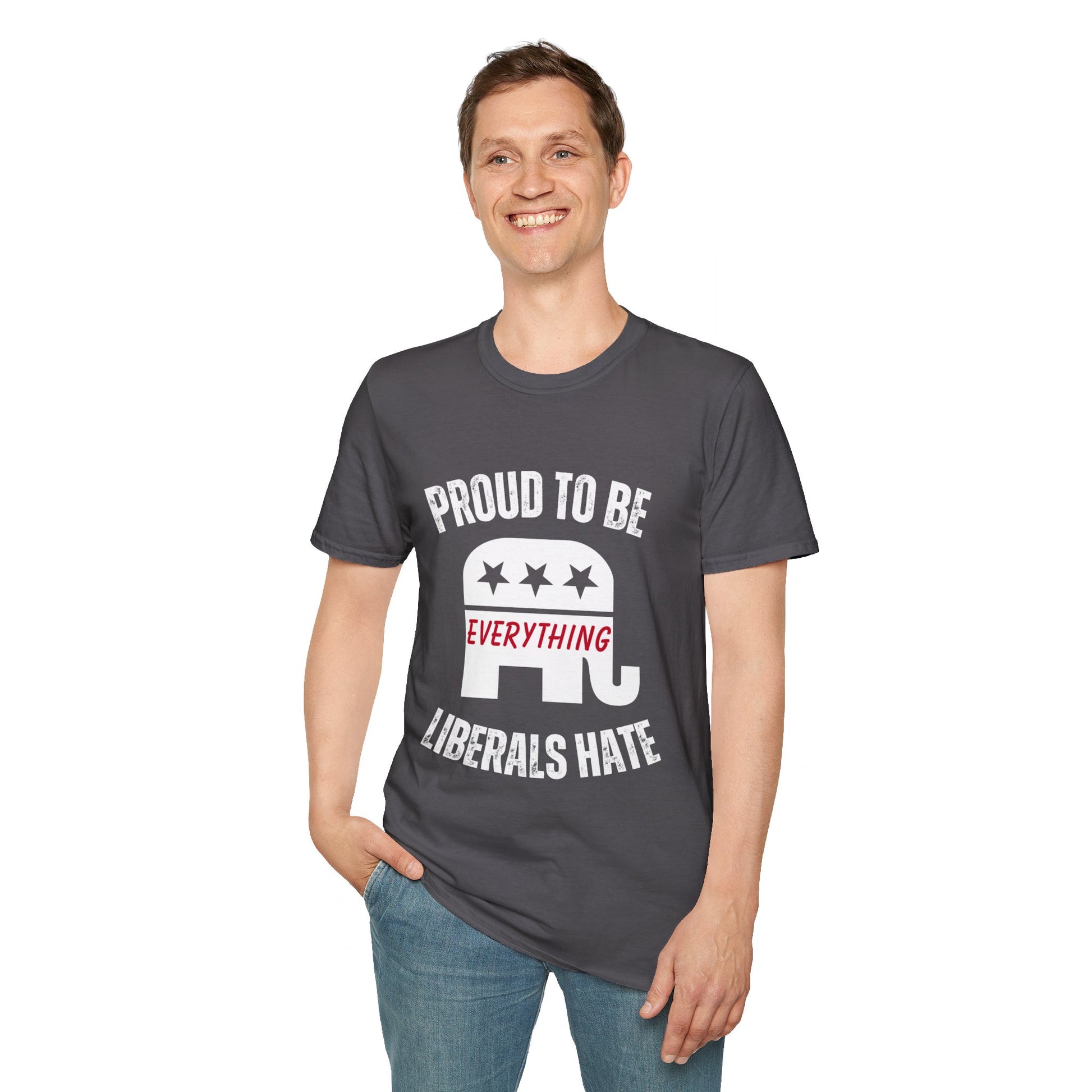 Proud to Be Men's Tshirt (White Logo) - Sweet Baby Jeez Teez