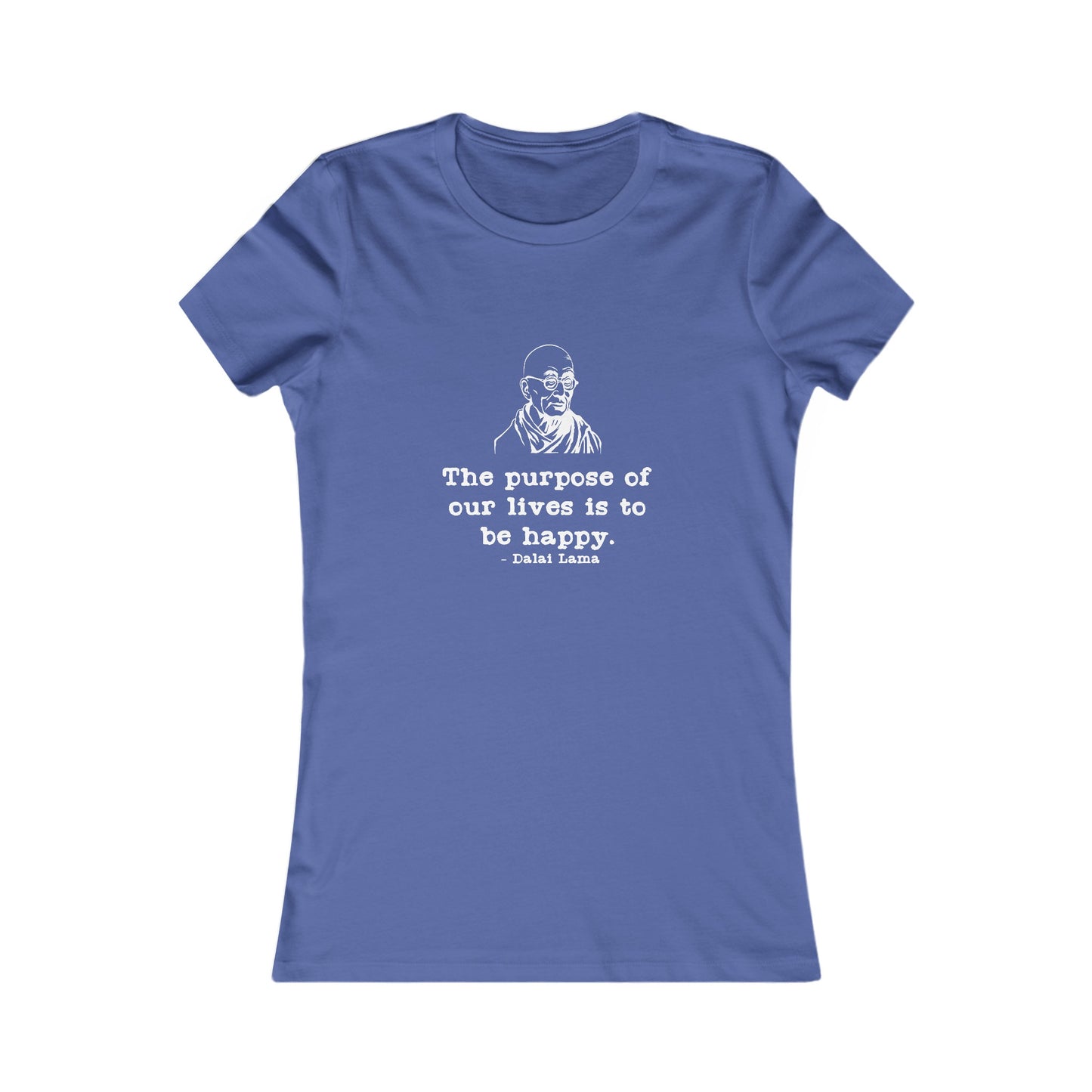 Purpose of Life Womens Fitted Tshirt (IW White Logo) - Sweet Baby Jeez Teez