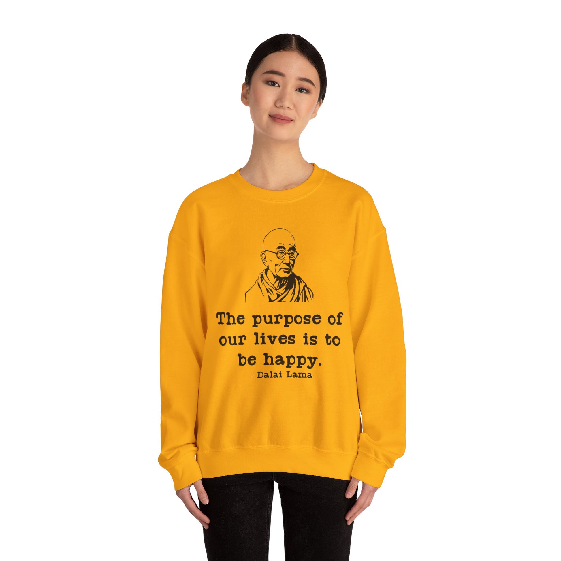 Purpose of Life Womens Relaxed Sweatshirt (IW Black Logo) - Sweet Baby Jeez Teez