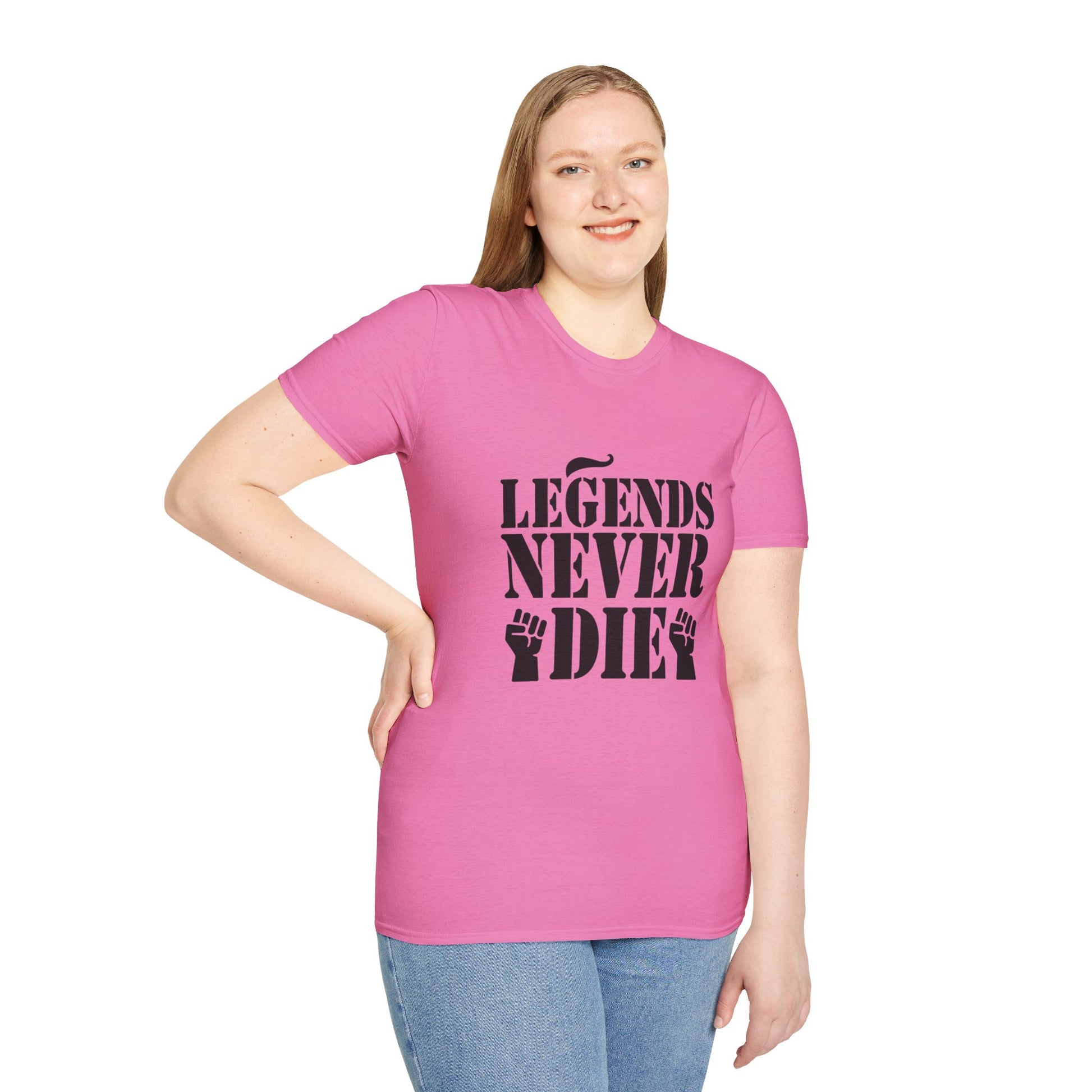 Legends Women's Relaxed/Plus Tshirt (Black Logo) - Sweet Baby Jeez Teez