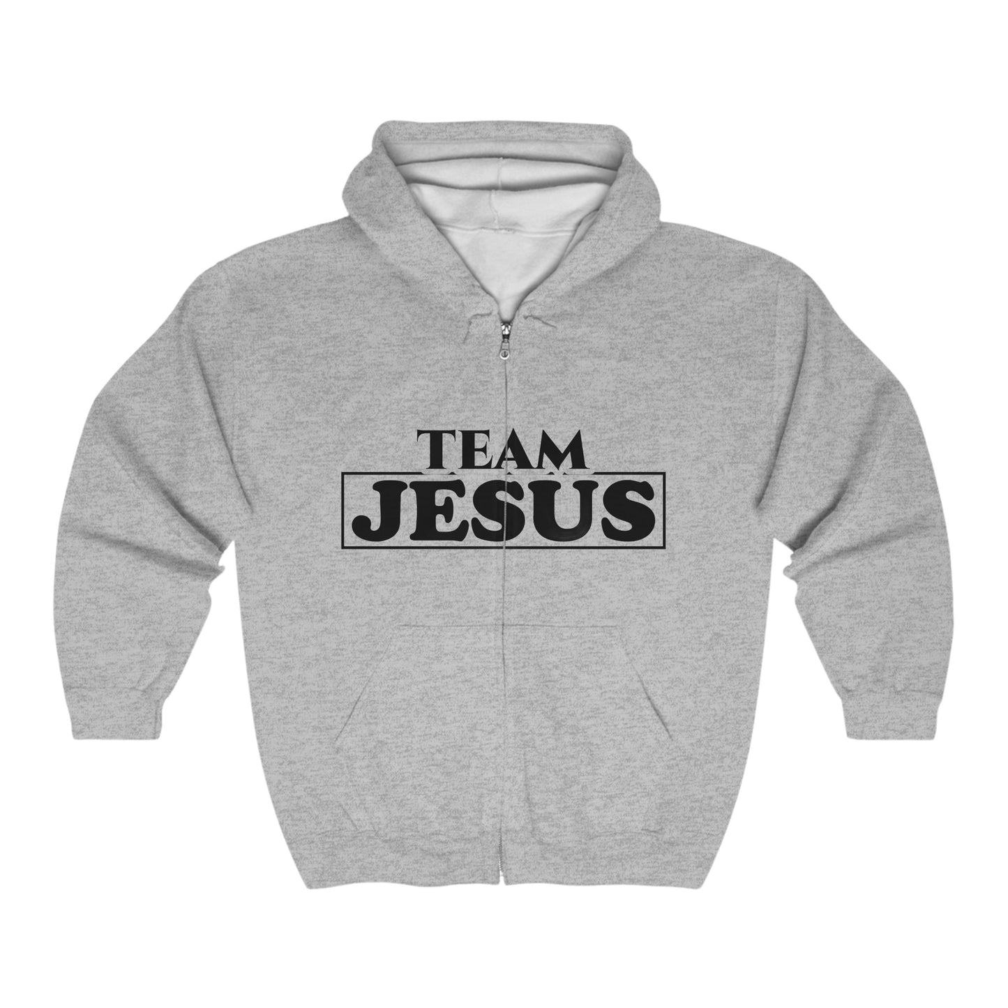 Team Jesus Men's Full-Zip Hoodie - Sweet Baby Jeez Teez
