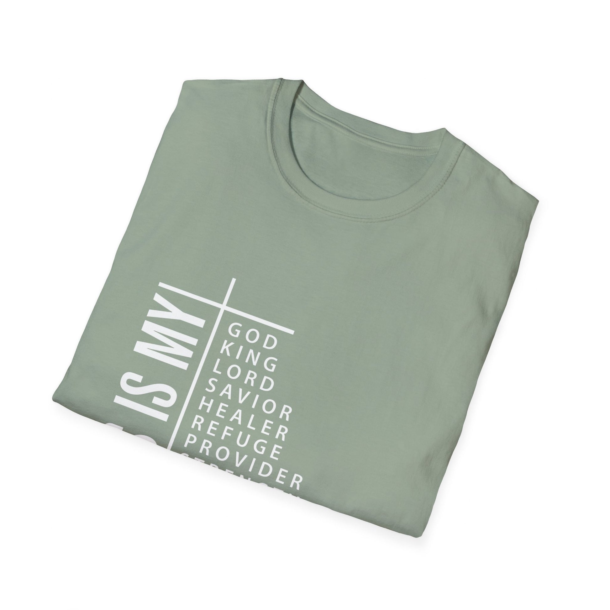 Jesus is My Women's Relaxed/Plus Tshirt (White Logo) - Sweet Baby Jeez Teez
