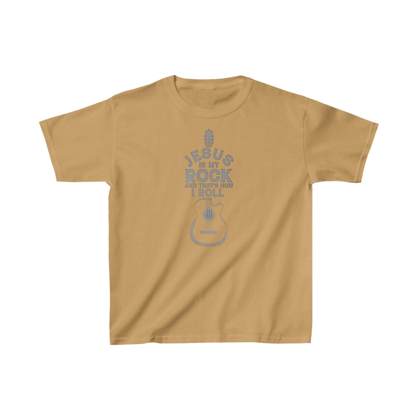 Jesus is My Rock Boys Tshirt (Gray Logo) - Sweet Baby Jeez Teez